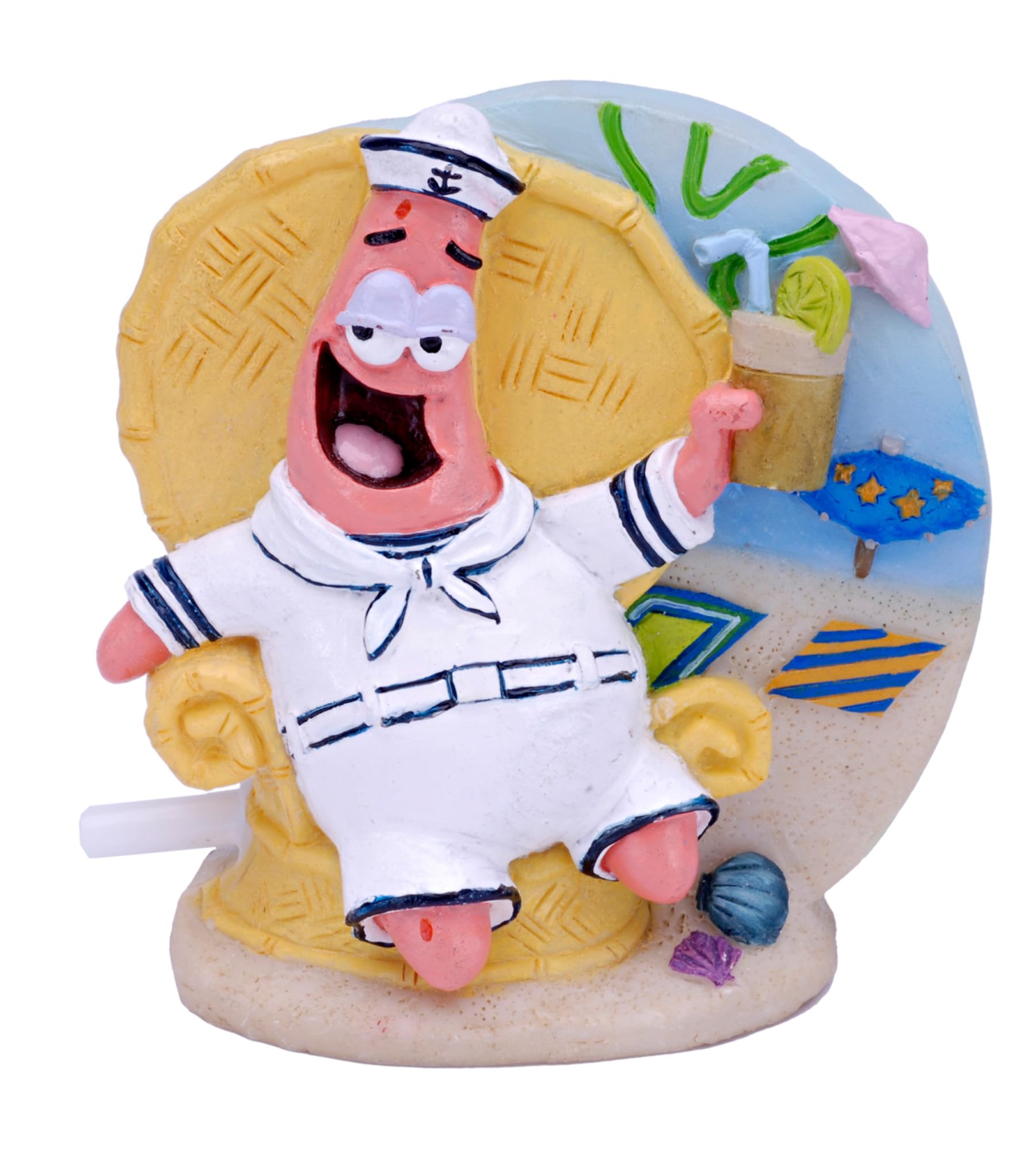 Penn-Plax Spongebob Squarepants Aquarium Decoration - Patrick Star Bubble Ornament for Fish Tanks - Small Size - Perfect for Home & Office Aquariums
