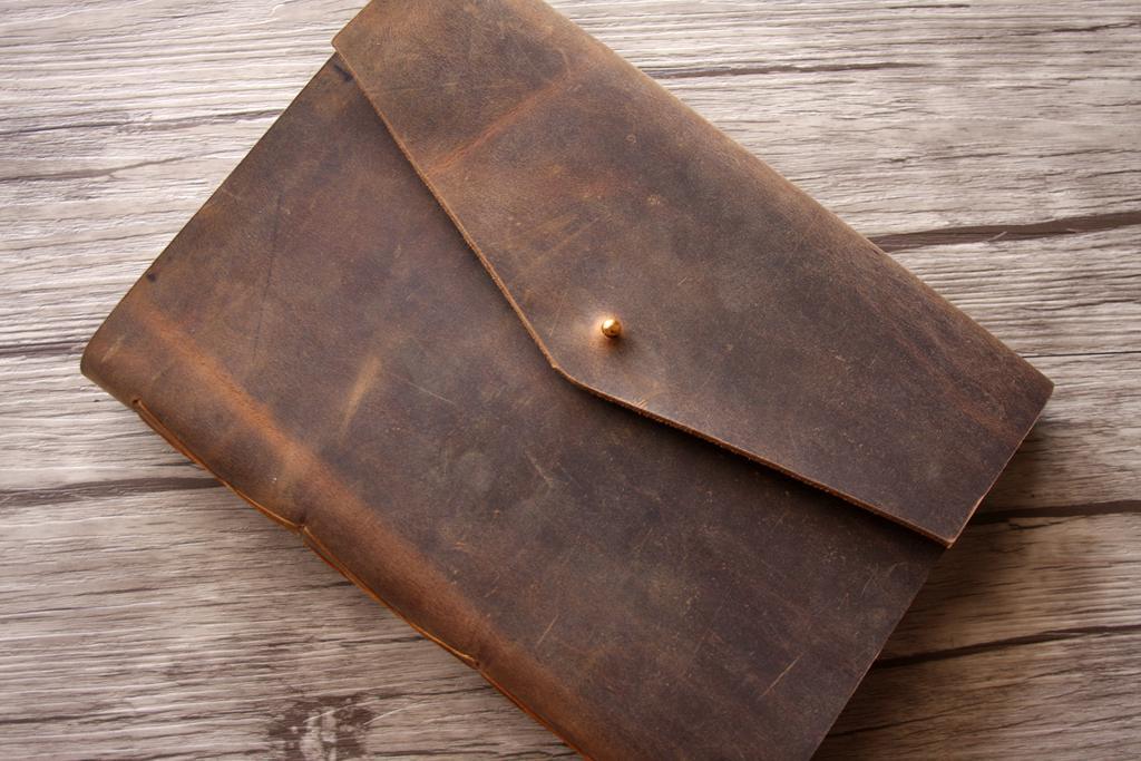 Rustic Leather Guest Book for Weddings & Events - Elegant Photo Album for Birthday, Anniversary & Special Occasions - Perfect for Memories & Keepsakes
