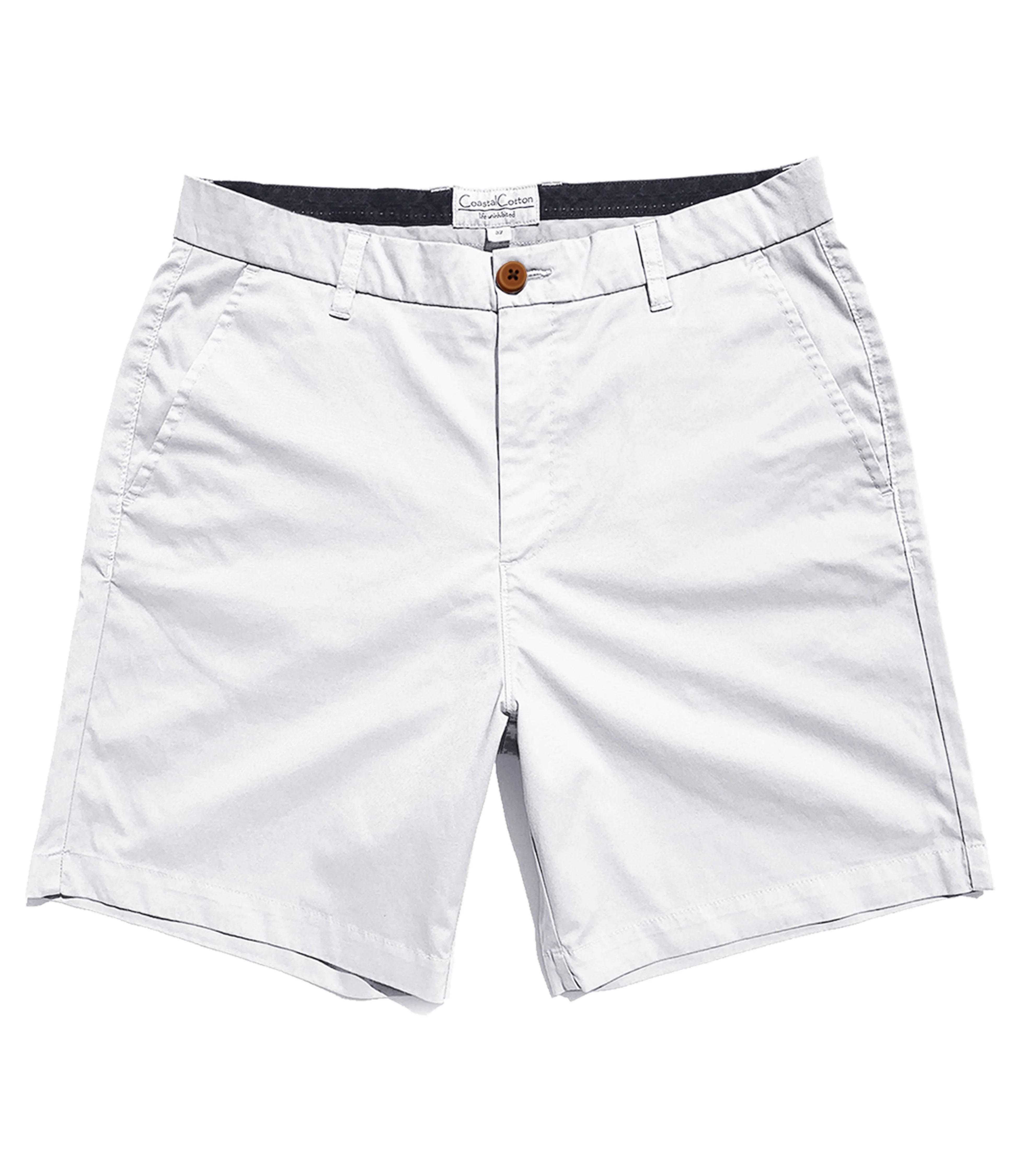 Men's Coastal Cotton Hybrid Chino Shorts - 6 Inch Inseam Comfort Fit Casual Summer Shorts | Perfect for Beach, Vacation & Outdoor Activities