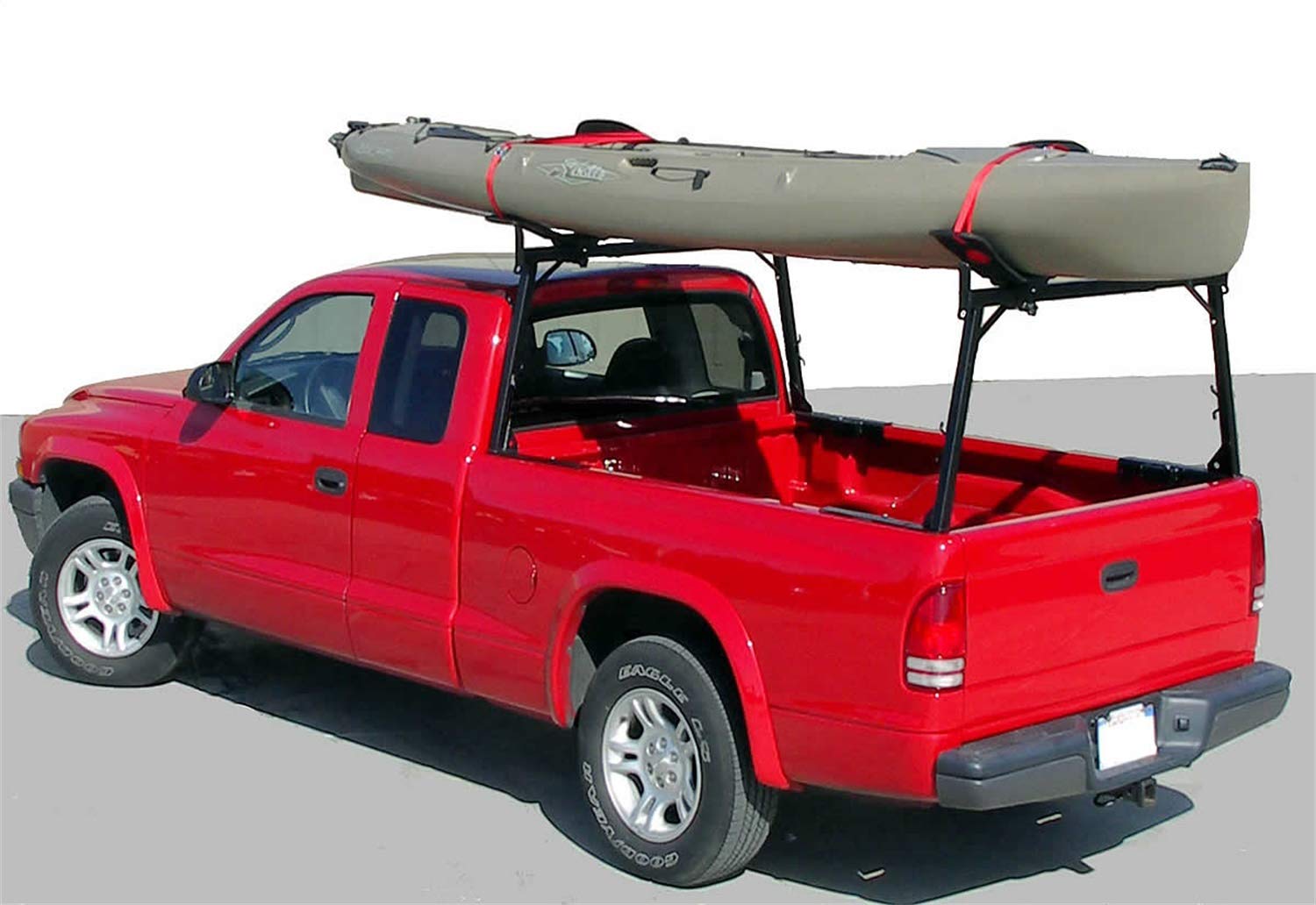 Black Rail Rack for Nissan Titan (2008-2018) - Truck Bed Storage Solution