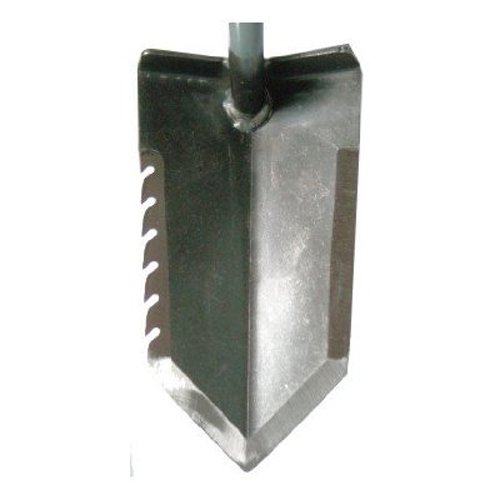 Lesche T-Handle Serrated Digging Shovel - Left Side Serrated Edge for Gardening, Metal Detecting & Outdoor Activities - Perfect for Digging, Planting & Treasure Hunting