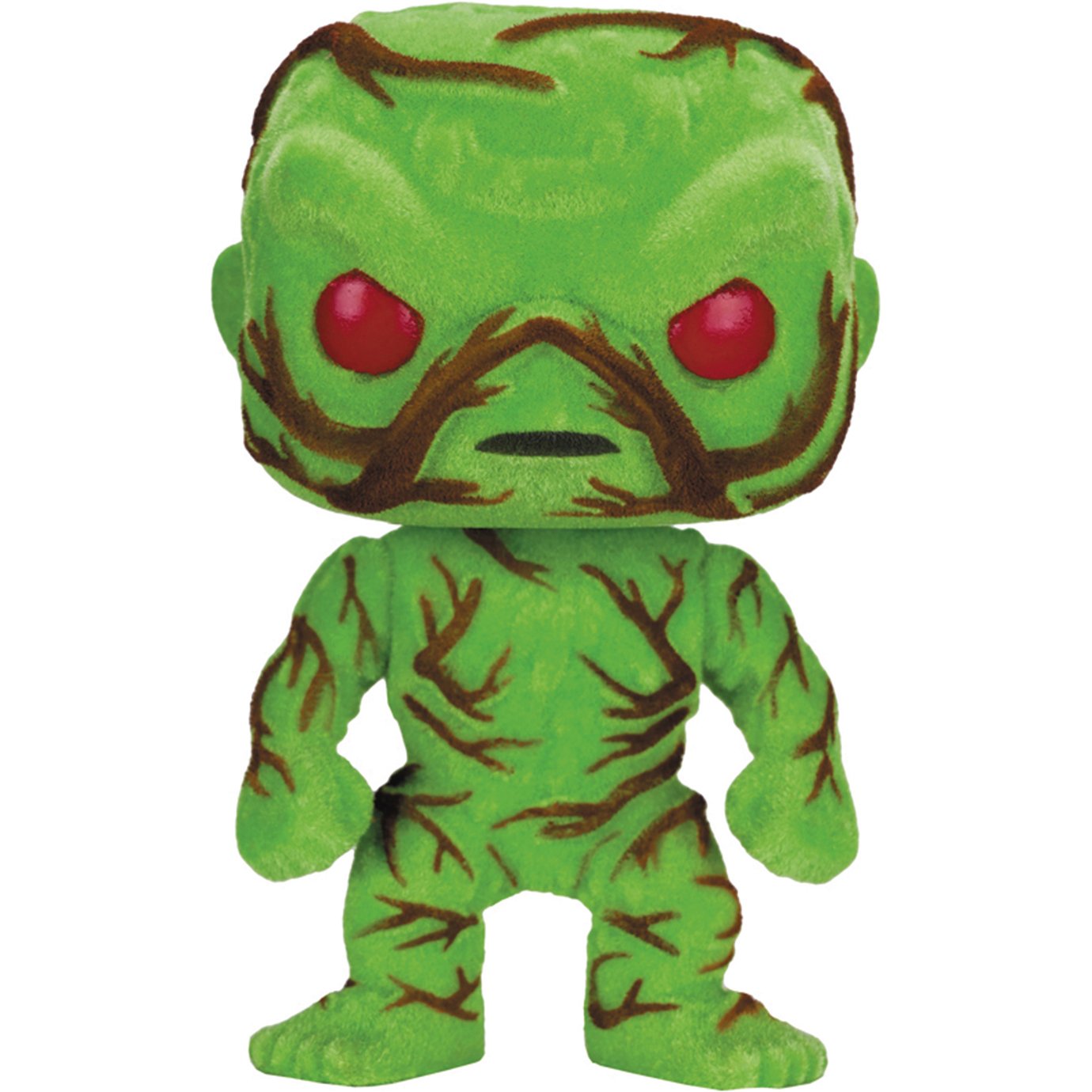 Funko Pop! Swamp Thing Flocked Exclusive Vinyl Figure with Graphic Protector Case – Collectible DC Heroes Merchandise for Display & Protection