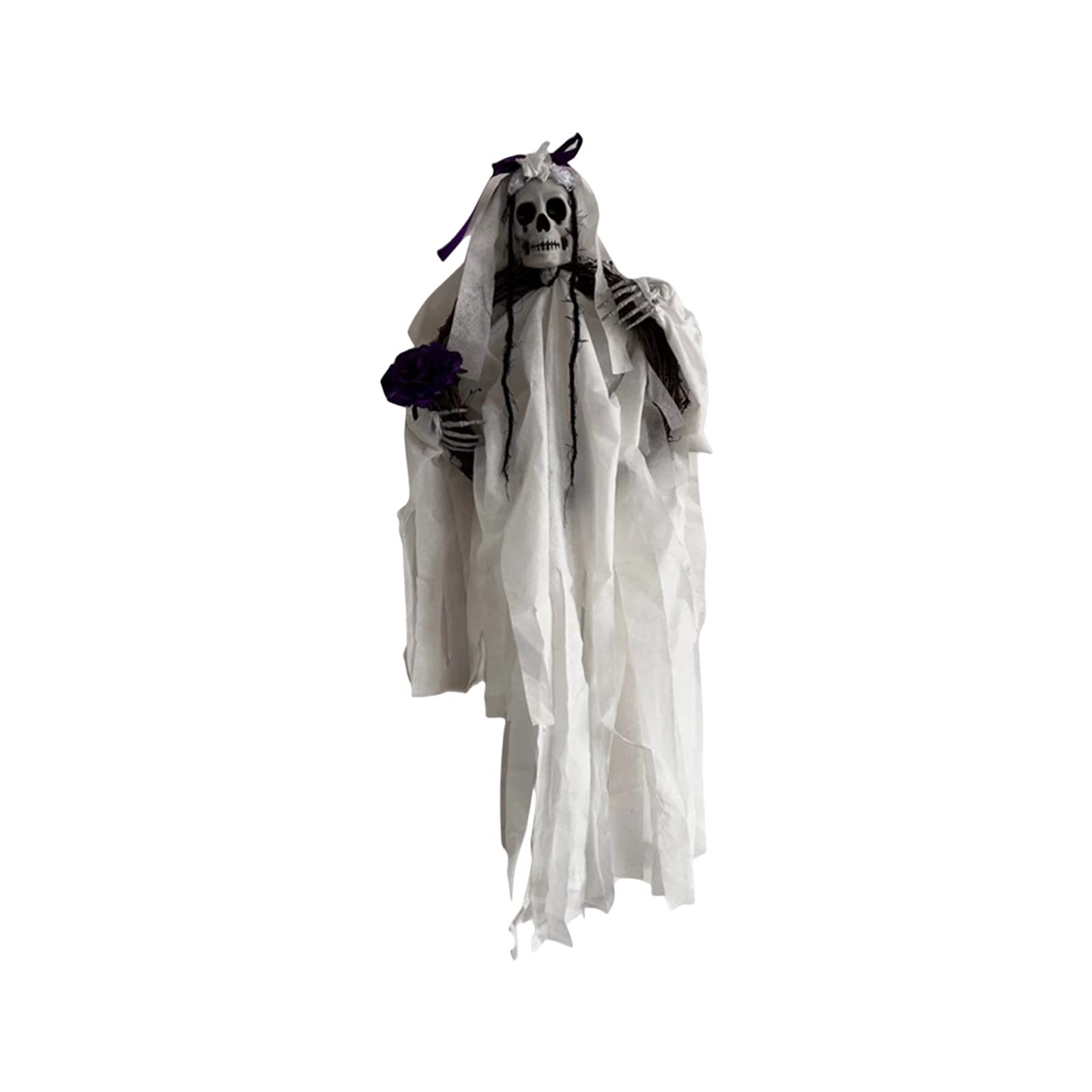 Halloween Car Decorations - Spooky Fabric Pendants & Garland for Vehicles | Scary Bride & Dog Hanging Ornaments | Perfect for Halloween Festival Car Accessories & Party Decor