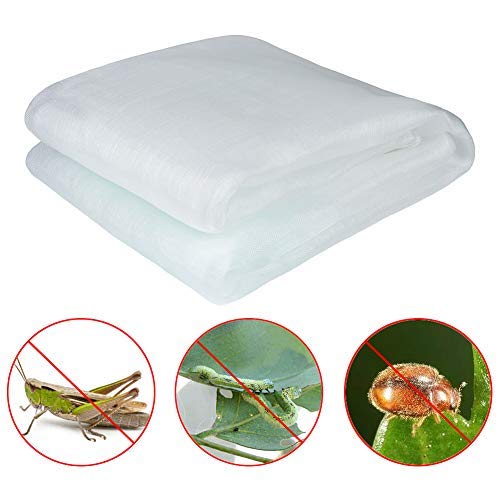 Insect Protection Netting for Garden & Greenhouse - Fine Mesh Plant Covers for Vegetables, Fruits & Flowers | Durable Grow Tunnel Netting for Pest Control & Crop Protection | Ideal for Raised Beds, Hydroponics & Organic Gardening