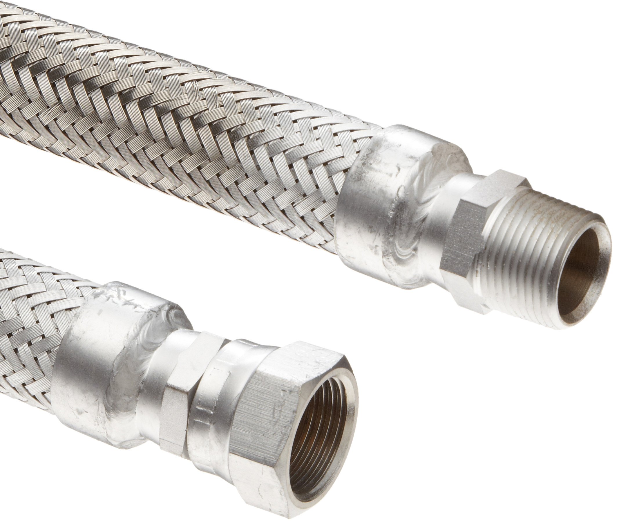 Stainless Steel 321 Flexible Hose Assembly - 3/4
