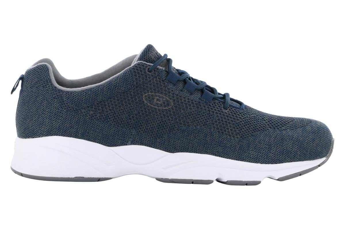 Propet Stability Fly Navy Walking Shoes for Men - Comfortable & Supportive Sneakers for Walking, Running, and Daily Wear