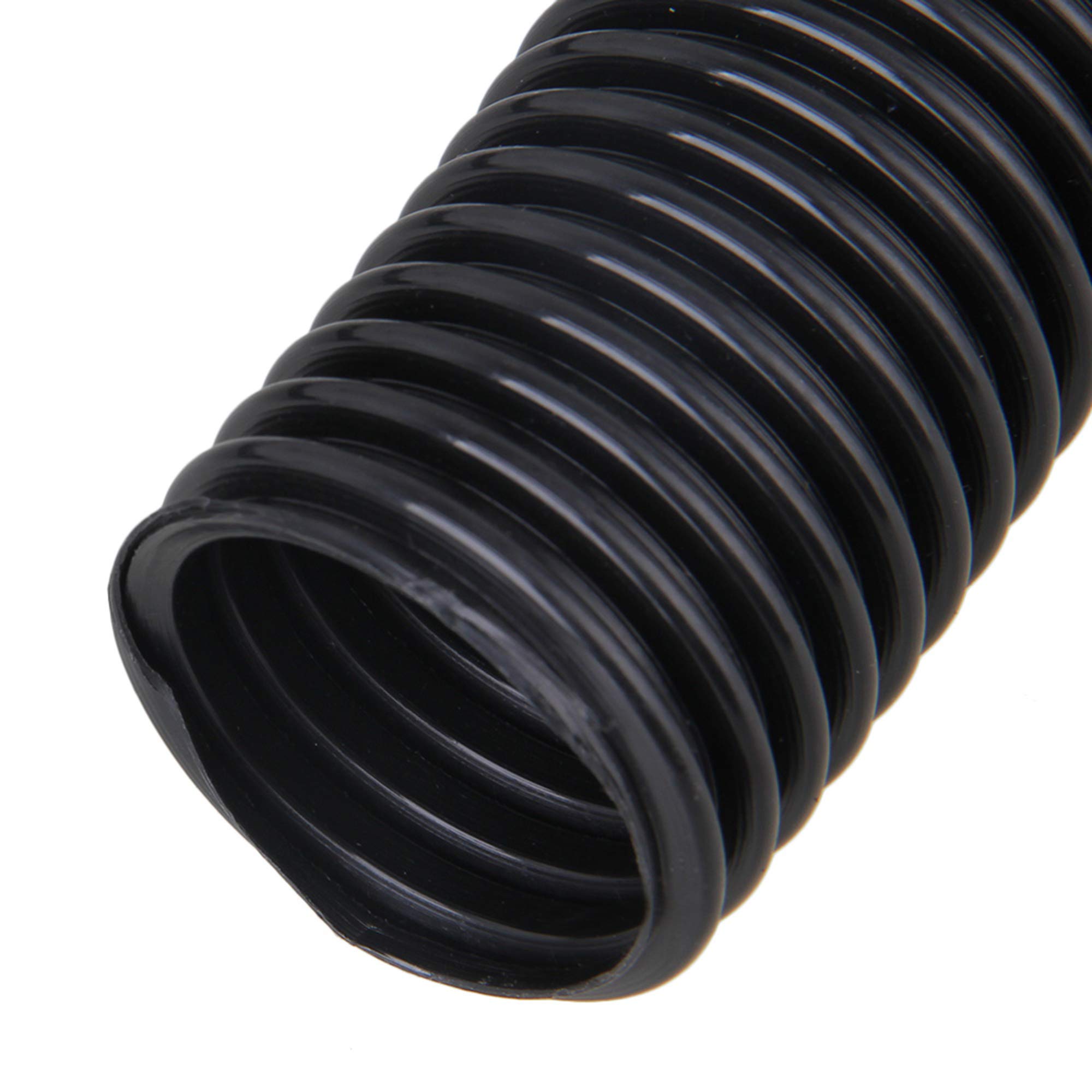 BQLZR 40mm Black Plastic Central Vacuum Hose Kit - Model 00249 - Flexible Industrial Vacuum Accessory for Home & Workshop Cleaning