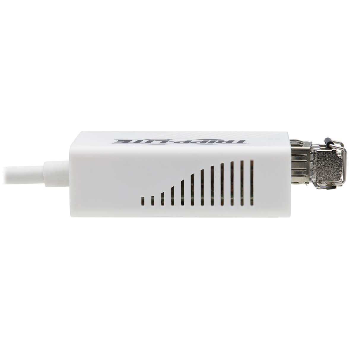 Tripp Lite USB C 3.1 to Fiber Transceiver Gigabit Ethernet Adapter | SMF LC (U436-SMF-1G-LC) | High-Speed Network Connection for Office & Data Centers