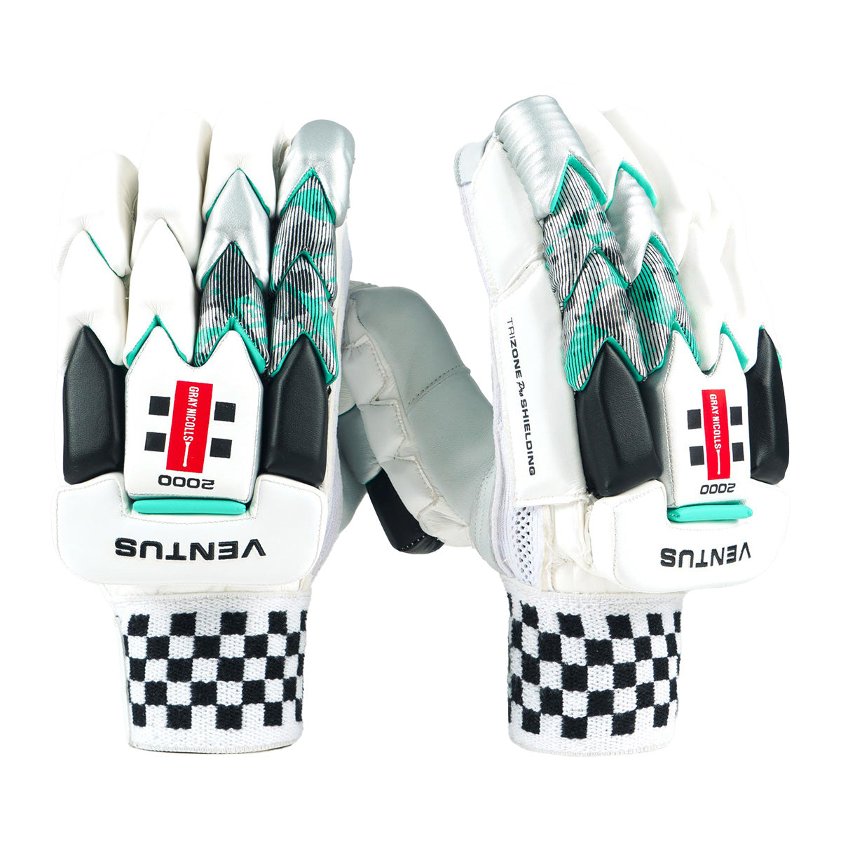 Gray Nicolls Ventus 1.0 2000 Cricket Batting Gloves - Premium Leather Protection for Batsmen - Perfect for Practice & Competitive Matches