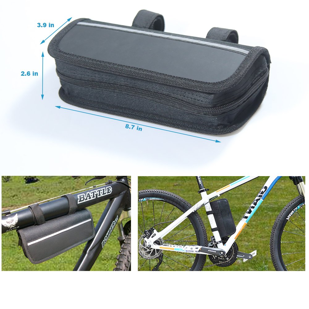 Portable Bike Repair Kit - All-in-One Bicycle Maintenance Tool with Tire Pump, Patches & Inflator | Compact Emergency Toolkit for Camping, Travel & Roadside Safety | Essential Cycling Gear for Mountain & Commuter Bikes