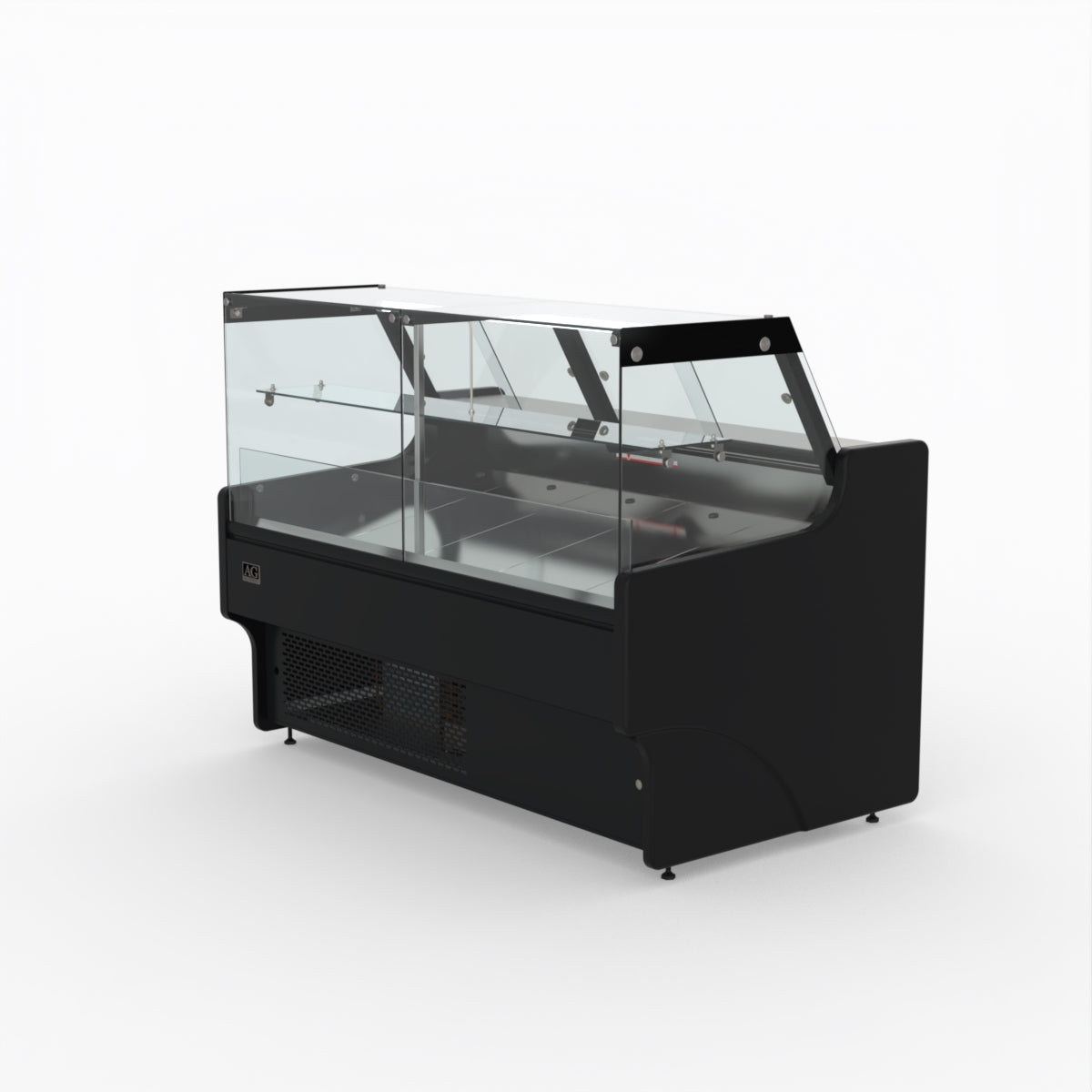 1.5 Meter Deli Showcase Glass Display Case - Commercial Refrigerated Food Display for Bakery, Deli, and Supermarket Use