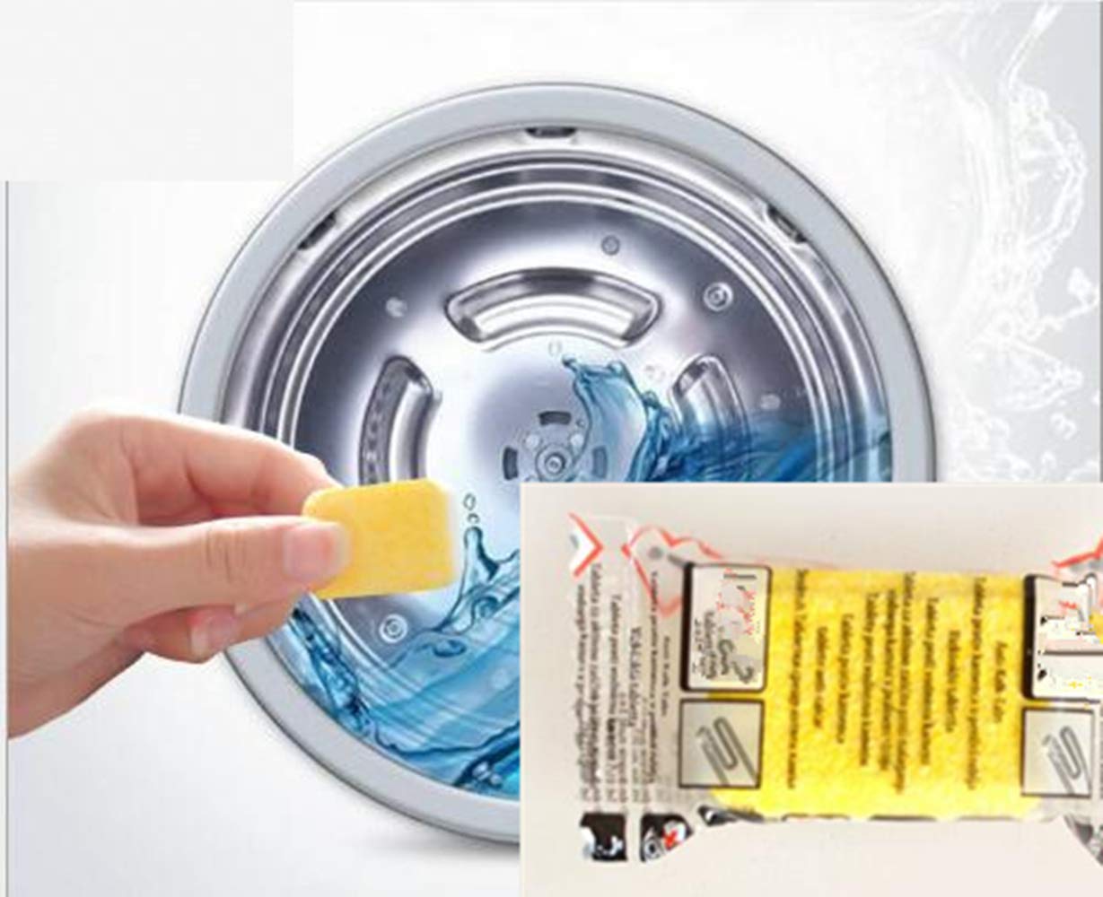 Eco-Friendly Washing Machine Cleaner Tablets - 5 Pack | Deep Clean & Deodorize | Removes Mold & Limescale | Perfect for Front Load & Top Load Washers | Keep Your Laundry Fresh & Odor-Free