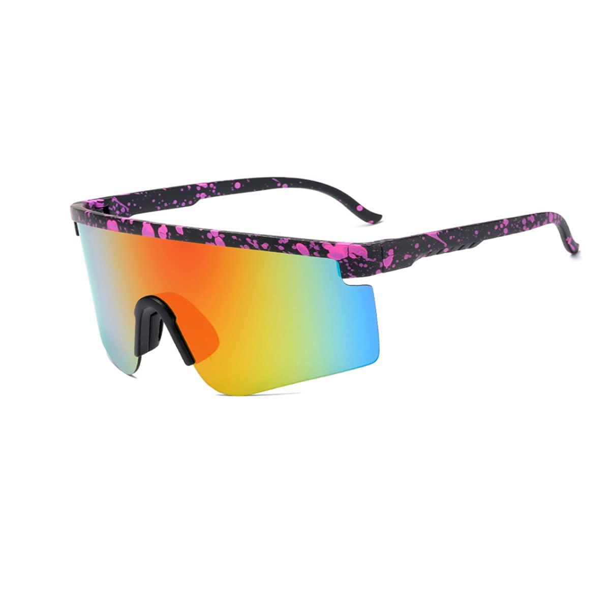 **Polarized Cycling Sunglasses for Men & Women - UV Protection Sports Glasses for Baseball, Biking, Fishing, Skiing, Running & Golf - Lightweight & Durable for Outdoor Activities**