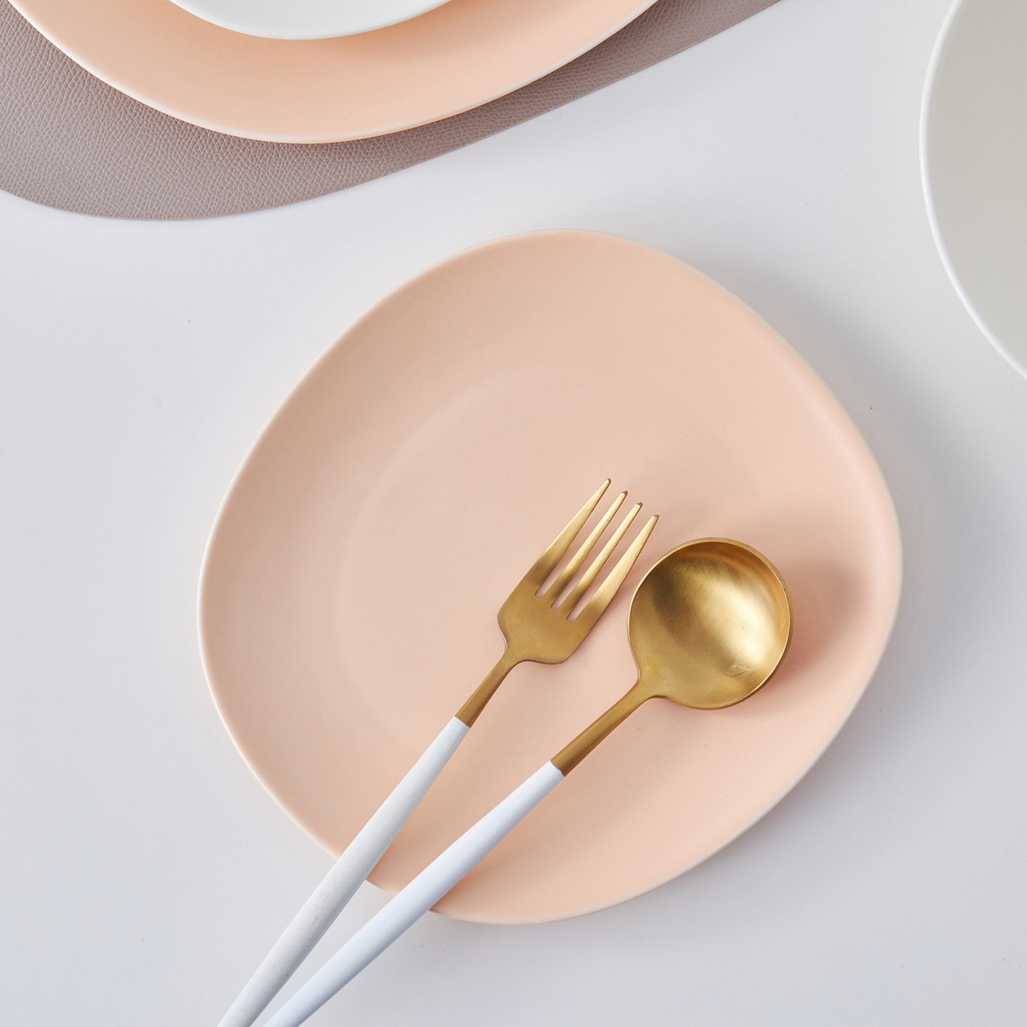 Delilah Porcelain Salad Plate Set of 6 - Elegant Dinnerware for Fine Dining, Parties & Home Decor | Dishwasher Safe & Chip Resistant