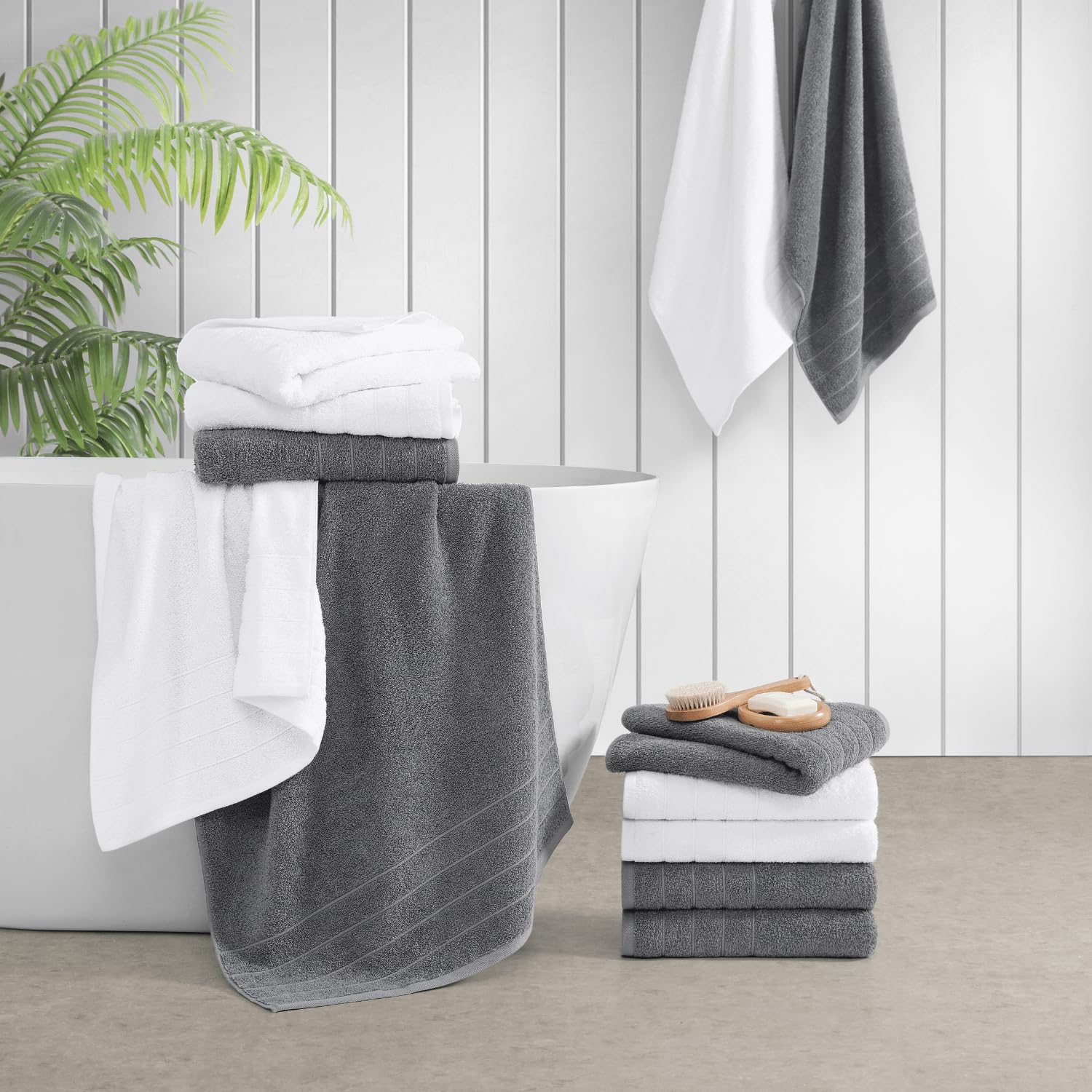 Premium 6-Pack Casa Platino Bath Towels - 24