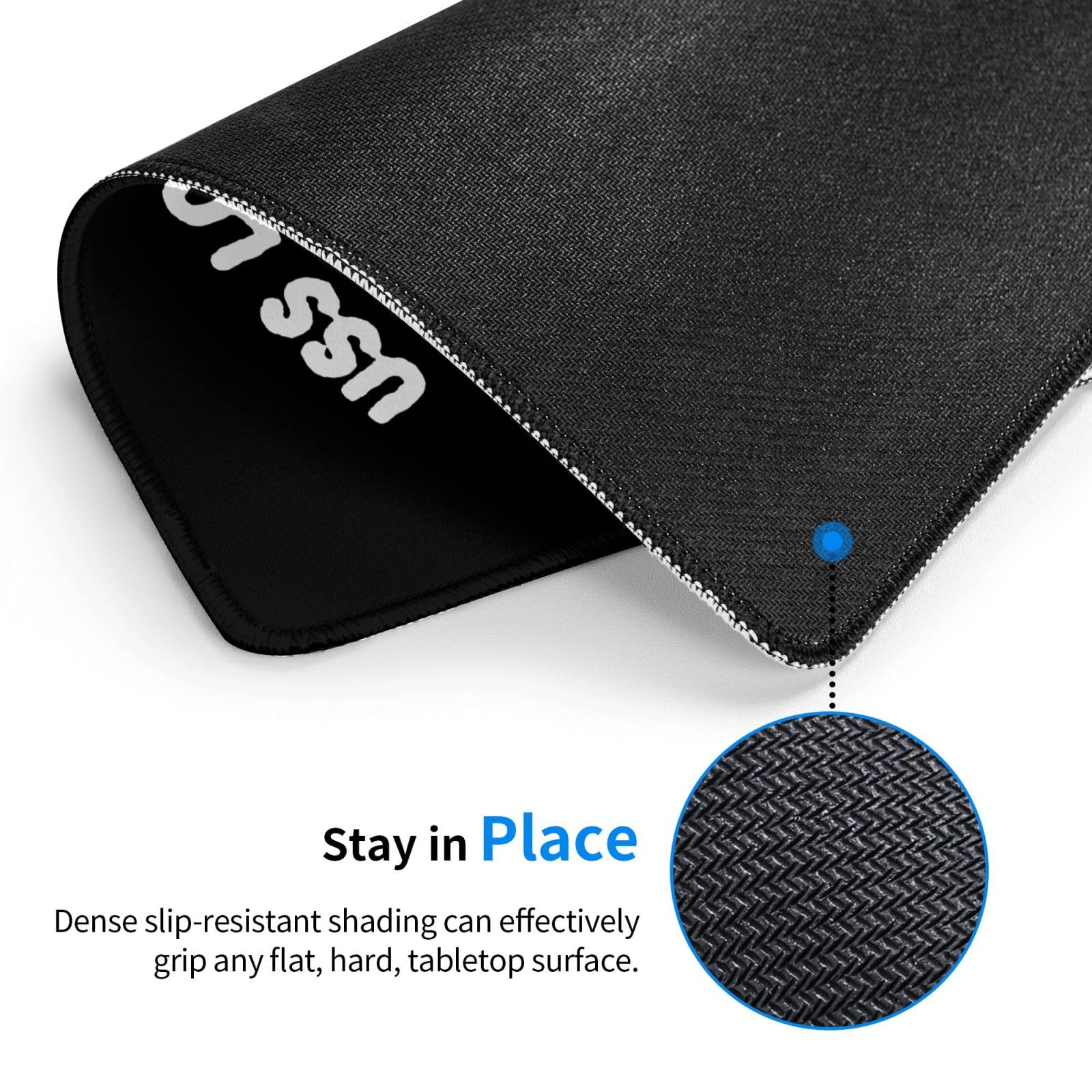 Custom USS Long Beach CGN-9 Gaming Mouse Pad - 10x12 Inch Non-Slip Computer Mousepad for PC Gamers - Perfect for Esports, Office Work & Home Use
