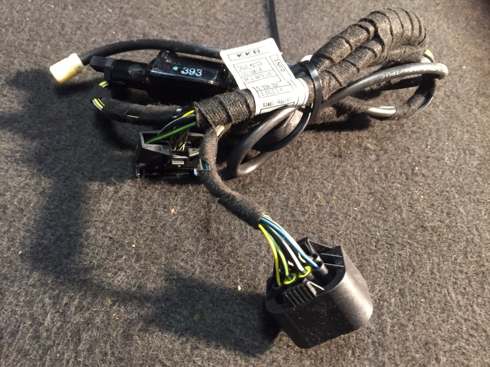 2002-2005 BMW 745i E65 Right Passenger Front Door Wiring Harness 6934021 OEM - Replacement for Door Electrical System Repair