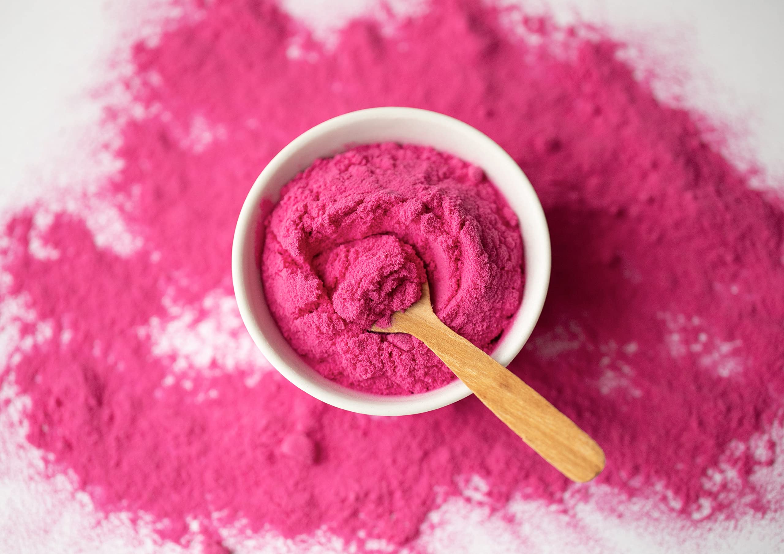 Organic Dragon Fruit Powder 16 lbs - Non-GMO, Raw Pitahaya Powder, Vegan, Bulk, No Additives | Perfect for Smoothies, Baking & Healthy Drinks