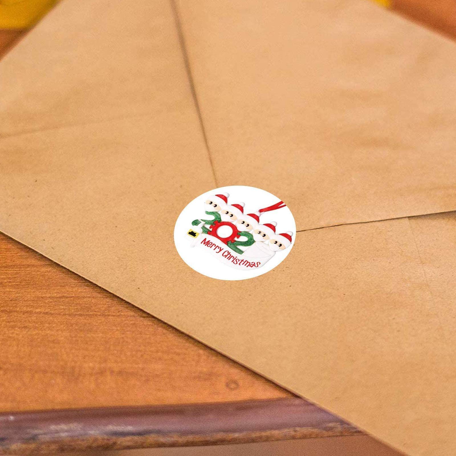 500 Pcs Christmas Stickers for Kids - 6 Adorable Holiday Designs, Non-Toxic Xmas Party Favors for Boys & Girls - Perfect for Gift Wrapping, Scrapbooking & Holiday Crafts