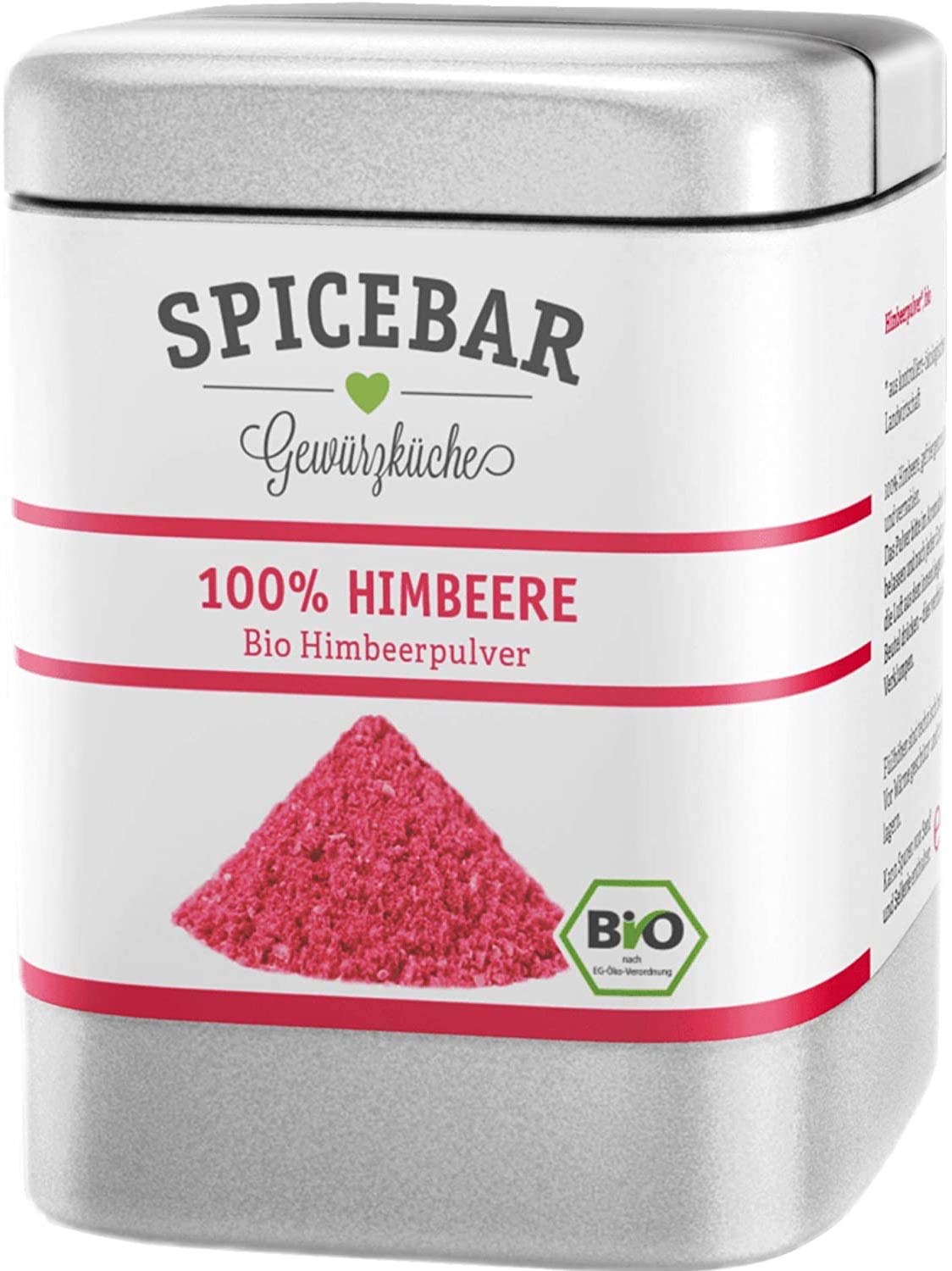 Organic Raspberry Fruit Powder 50g - All-Natural Bio Fruit Powder for Porridge, Baking, Smoothies & Dessert Toppings | Vegan, Gluten-Free | Perfect for Healthy Breakfast, Homemade Treats & DIY Beauty Recipes | Made in Germany