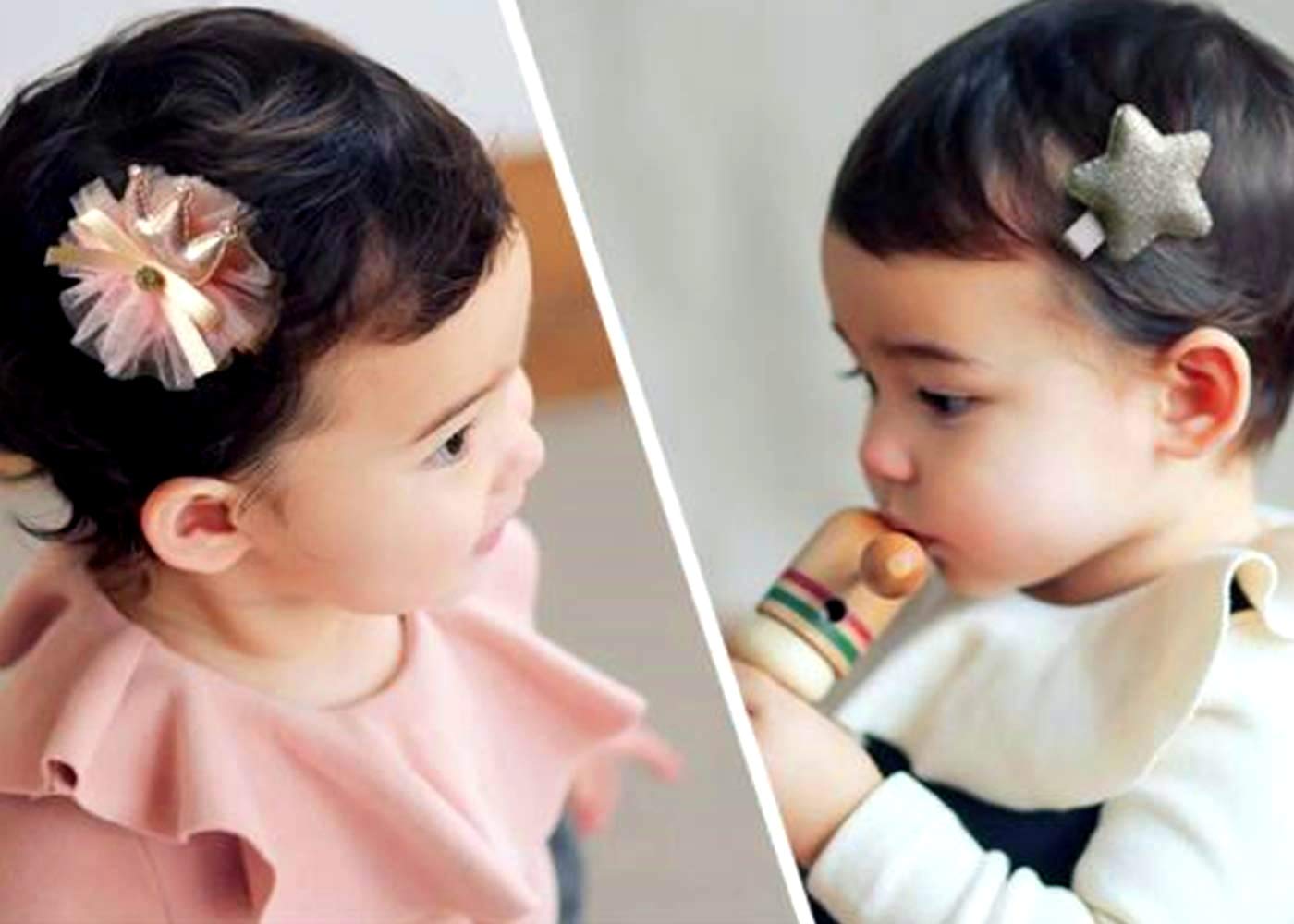 NFACE 36 Pcs Baby Girls Hair Clips Set - Colorful Hair Bows, Barrettes & Ties for Toddlers & Little Girls - Perfect for Parties, School & Daily Hair Styling