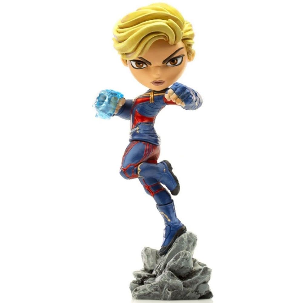 Iron Studios & MiniCo MARCAS32120 Marvel Avengers Captain America Endgame Action Figure – Collectible Miniature for Display, Gifts & Marvel Fan Collections
