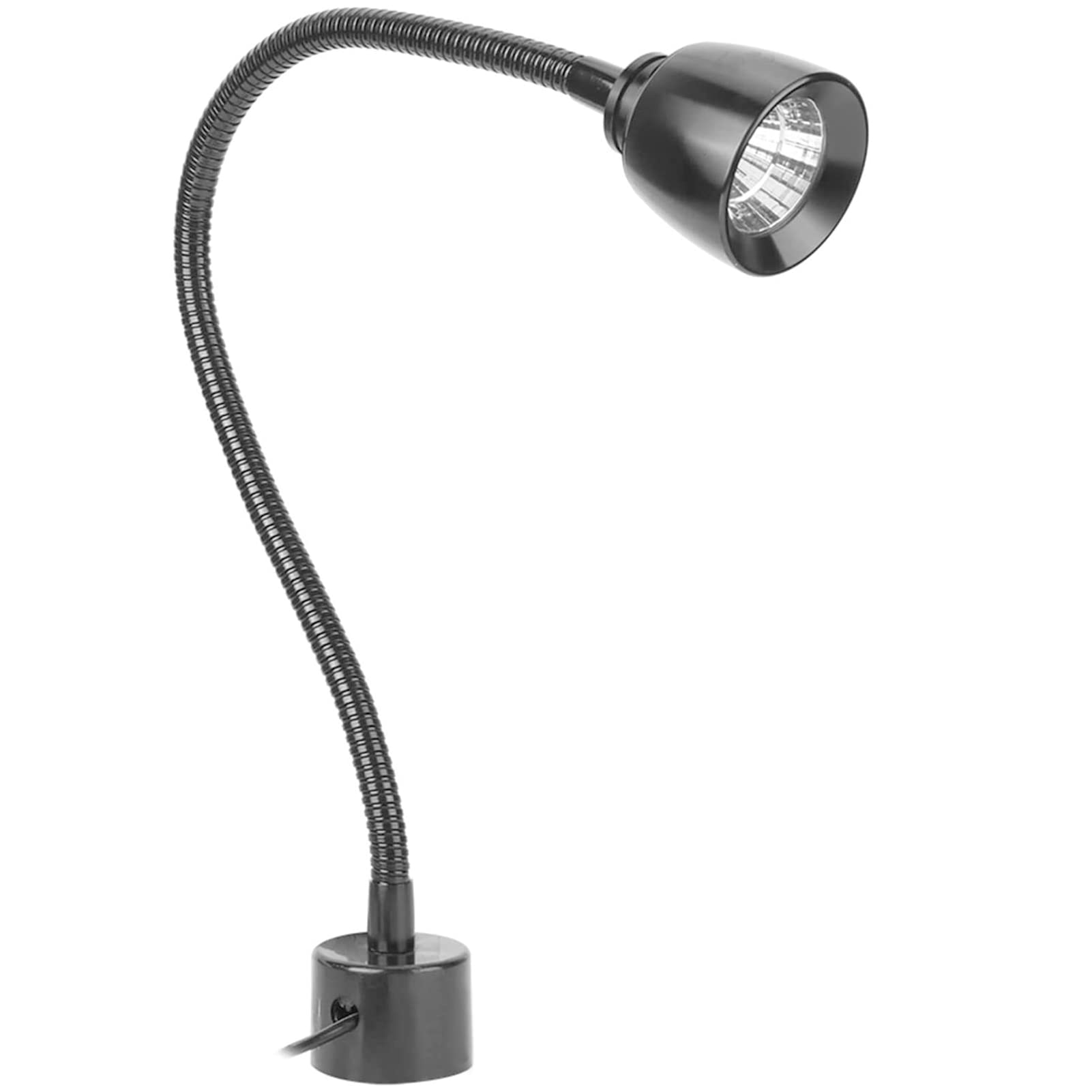 7W LED Machine Tool Lamp with Magnetic Base - Durable Metal LED Work Light, Adjustable Gooseneck Desk Lamp for Workbench, Reading, Headboard & Punching Machine | Perfect for Workshops, Garages & Home DIY Projects