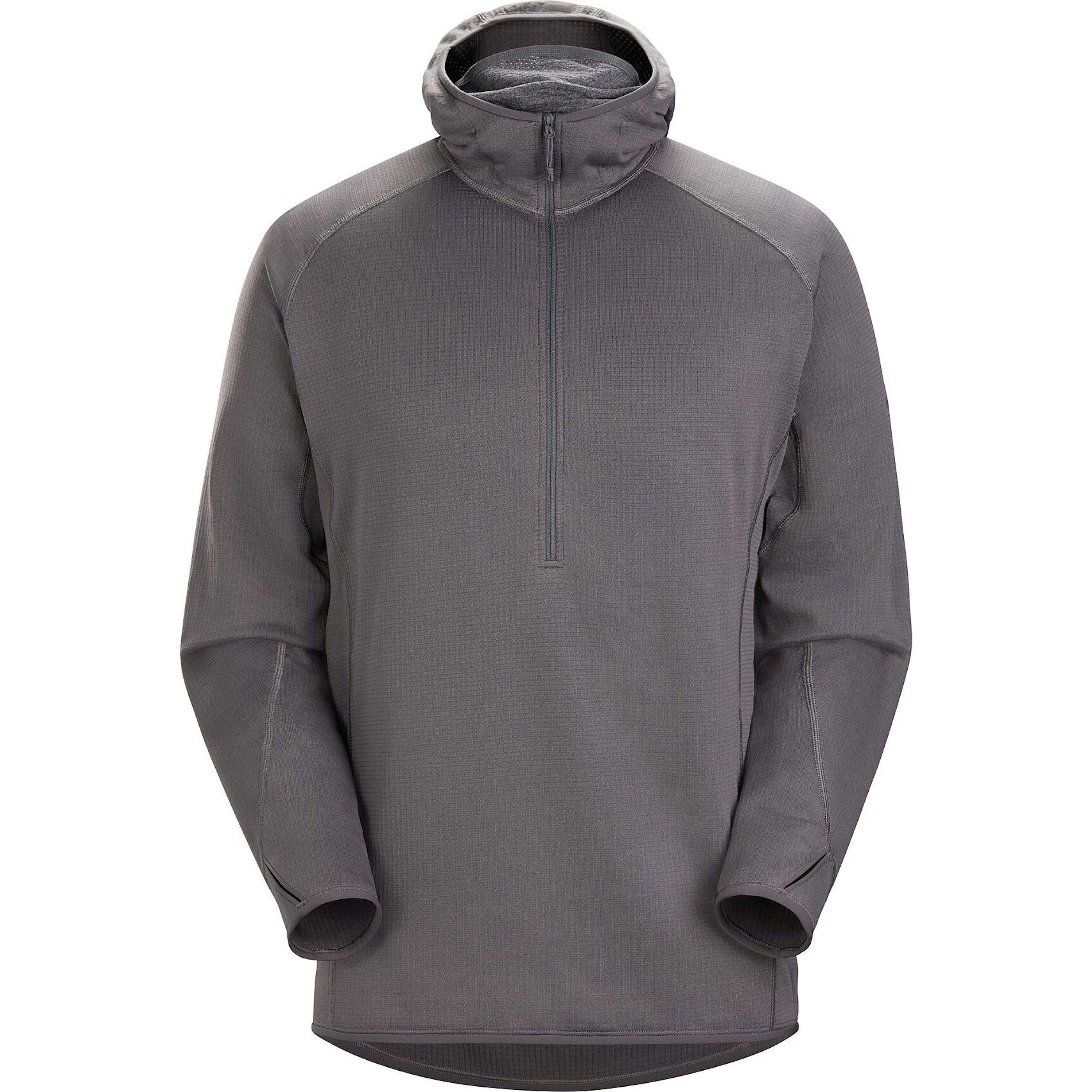 Arc'teryx LEAF Delta AR 1/2 Zip Neck Hoody for Men - Lightweight Mid Layer Fleece Jacket (Like New) | Hiking, Camping & Outdoor Activities
