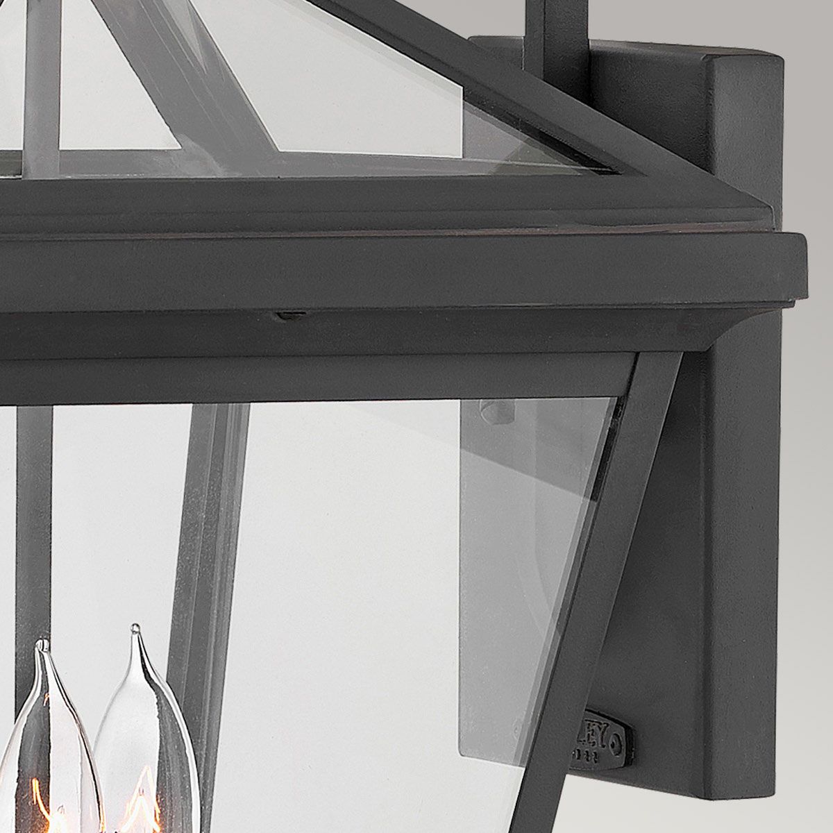 Alford Place 2/3Lt Small/Medium/Large Outdoor Wall Lantern in Museum Black with E14 Socket and IP44 Rating - Perfect for Porch, Garden, and Patio Lighting