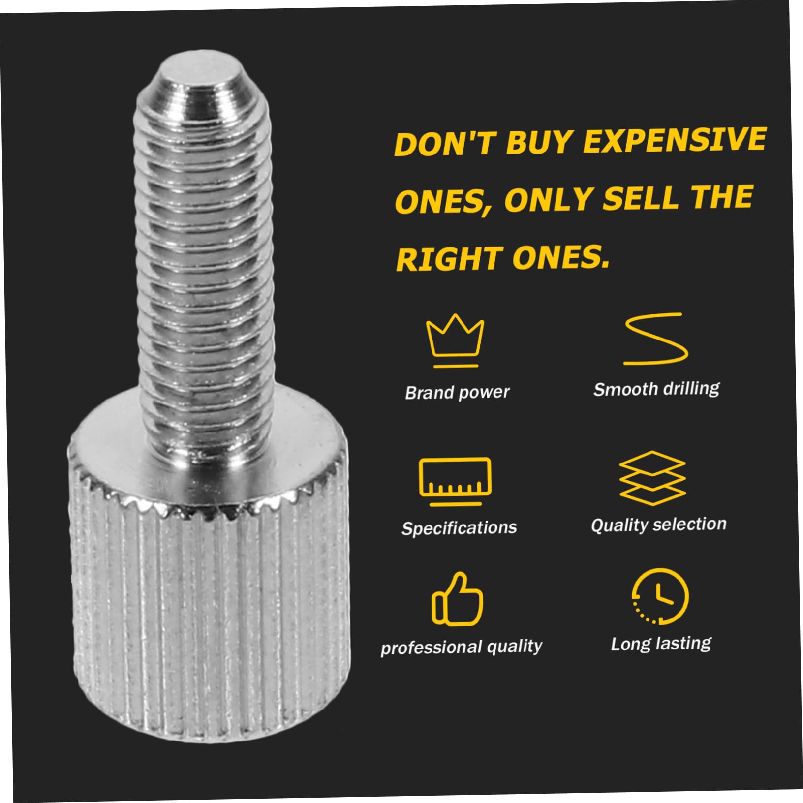 Gatuida 2 Sets 20Pcs M5 Thumb Screws for Computer Case - Easy Hand-Tightening RGB PC Case Screws & Hardware Accessories | Perfect for Gaming PC Builds, DIY Computer Assembly, and Case Modifications