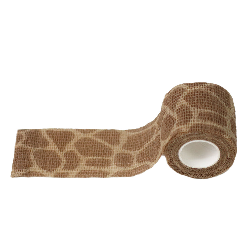Non-Slip Coflex Grip Tape 5cm Wide - Premium Adhesive Bandage for Sports, Medical & DIY Projects - Giraffe Print Design for Fun and Style