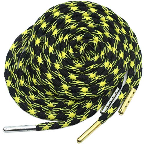 21 Yellow Black:1 Pair Gold+1 Pair Silver Tips