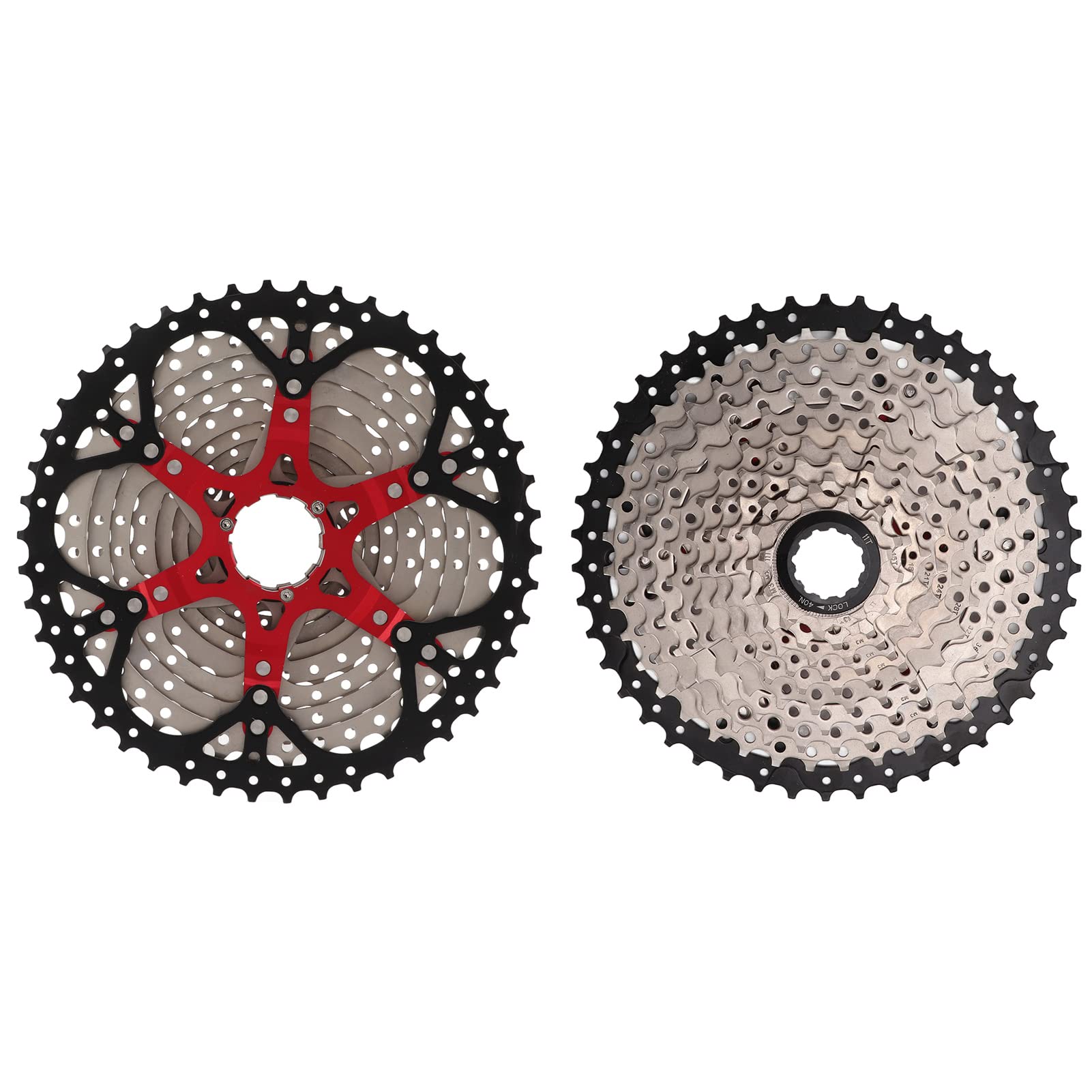 11-46T 11 Speed Bicycle Cassette Freewheel - Durable MTB Bike Sprocket Flywheel for Mountain Bikes - Perfect for Trail Riding, Commuting & Off-Road Cycling Accessories