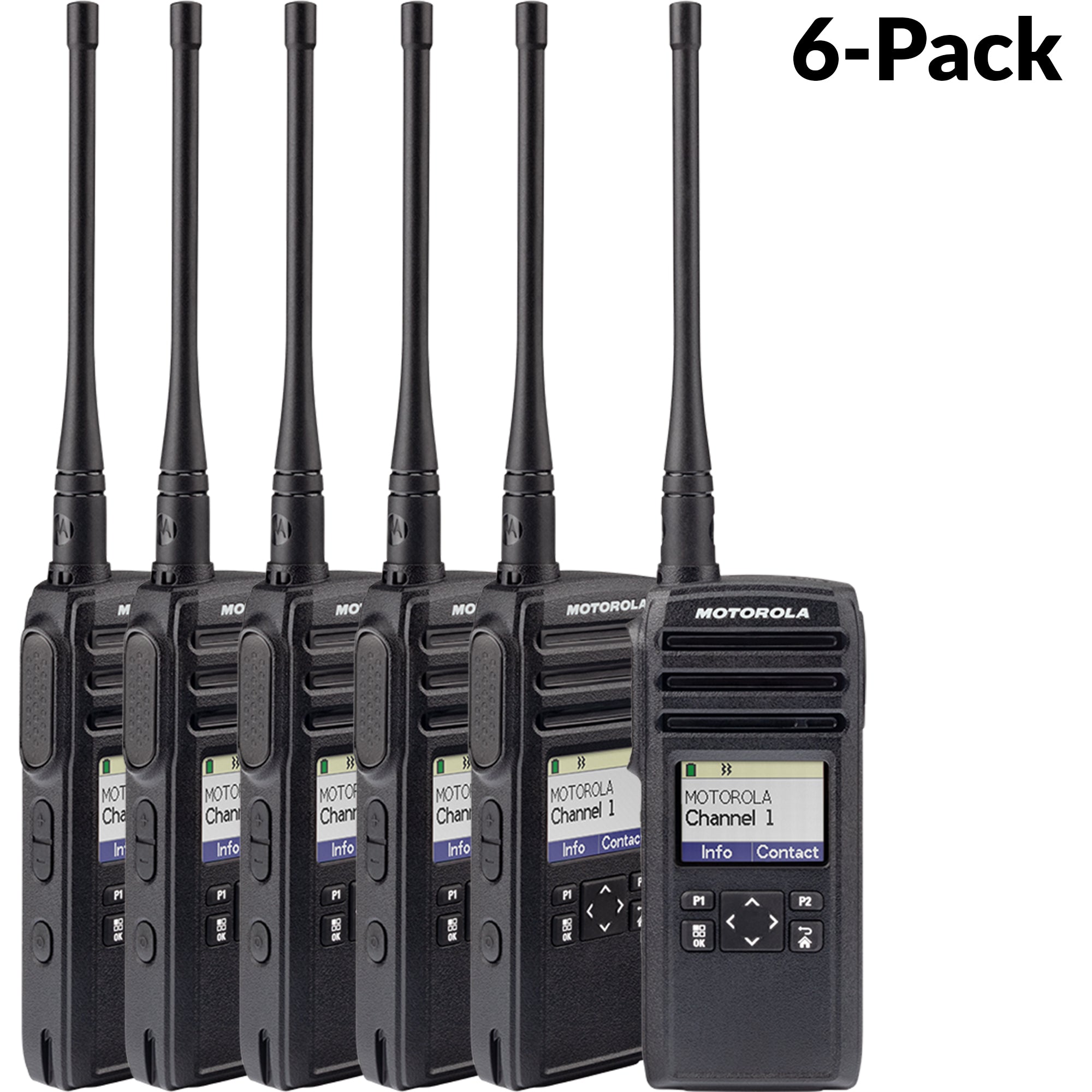 Motorola DTR700 Digital Two-Way Radio - Long Range Walkie Talkie for Business & Outdoor Adventures - Perfect for Construction, Security & Hiking
