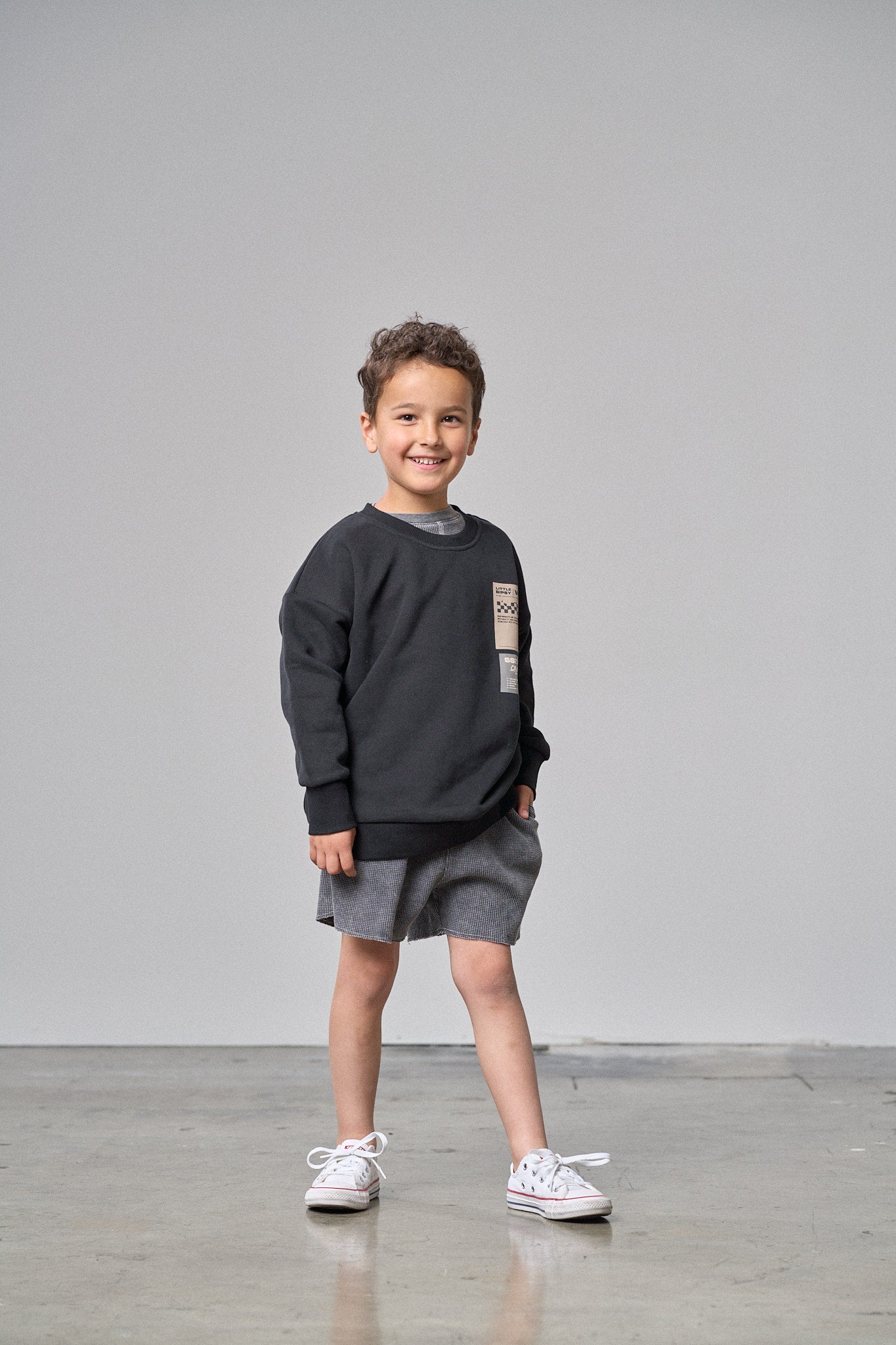 Premium Black Core Values Elevated Crewneck Sweatshirt - Comfortable & Stylish for Casual Wear, Street Fashion, and Everyday Outfits
