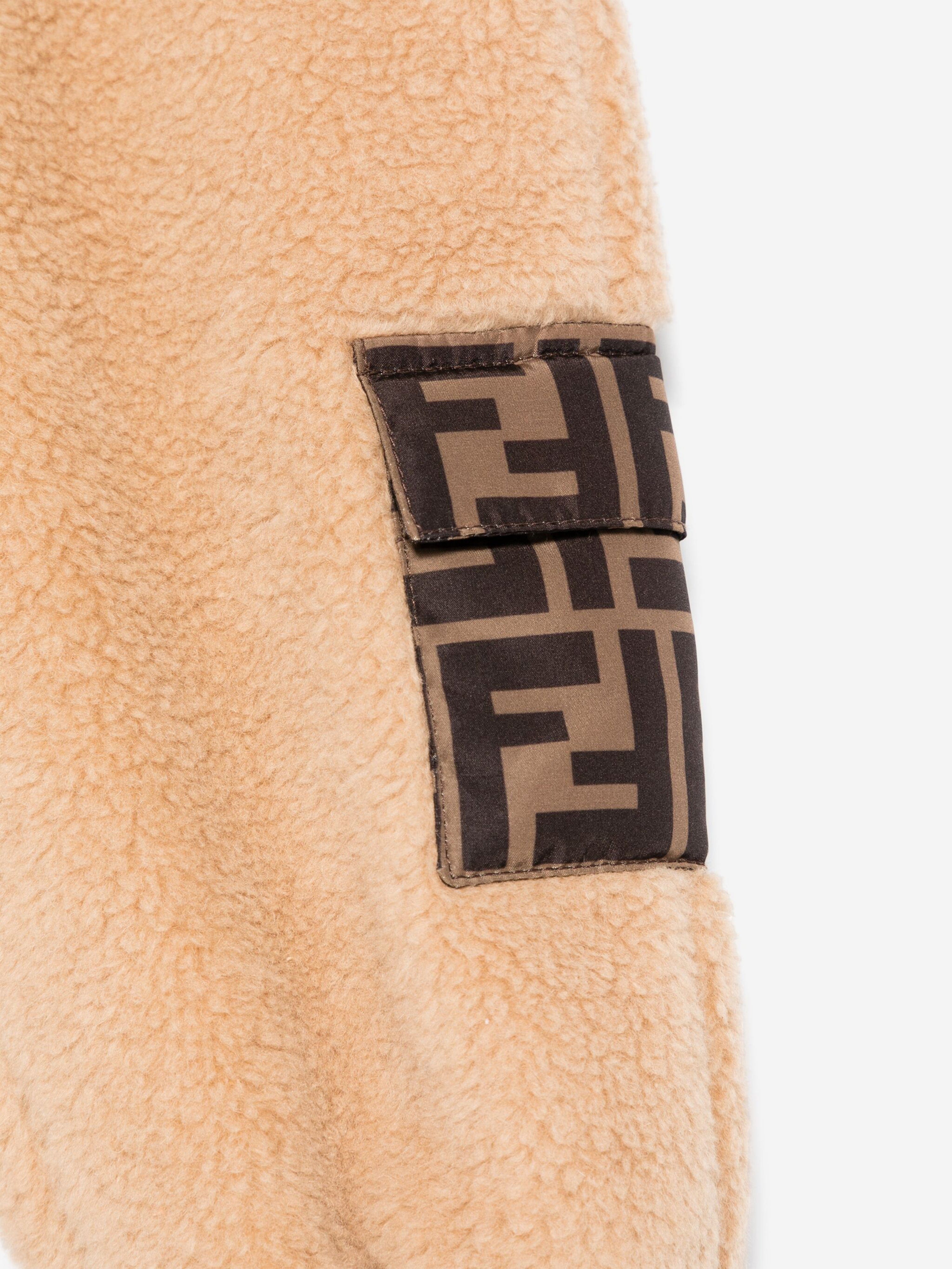 Soft & Cozy Baby Teddy Fleece Joggers in Beige - Warm Winter Pants for Toddlers & Infants - Perfect for Playtime, Lounging & Outdoor Adventures