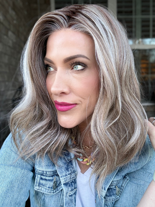 Citrus Mint Synthetic Lace Front Wig with Mono Part - Natural Looking Hair Replacement for Cosplay & Daily Wear | Discontinued