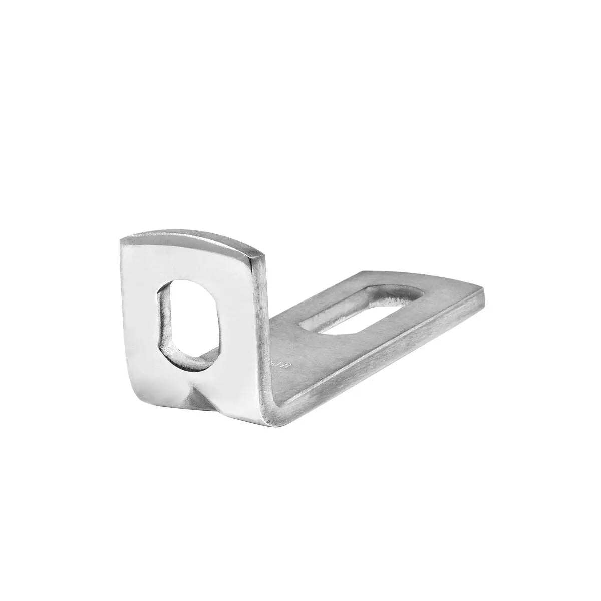 Stainless Steel L-Shaped Mounting Bracket - Heavy Duty Metal Corner Brace for Shelves, Cabinets & Furniture (Set of 4) - Perfect for Home, Office & Garage Organization