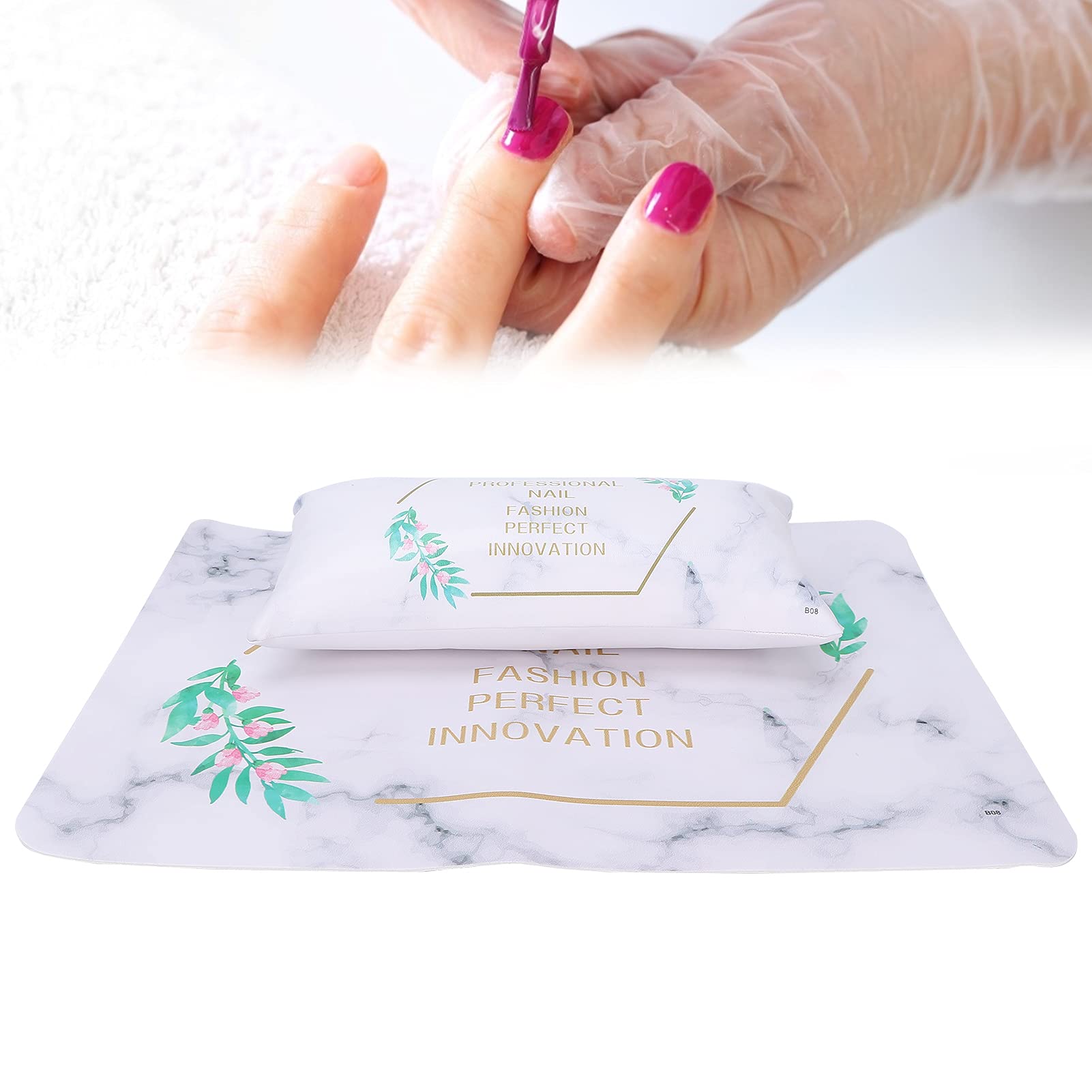Premium Nail Armrest Pillow with Soft Mat - Durable & Comfortable for Nail Technicians, Manicure Salons & Nail Schools - Perfect for Gel, Acrylic & Nail Art Services