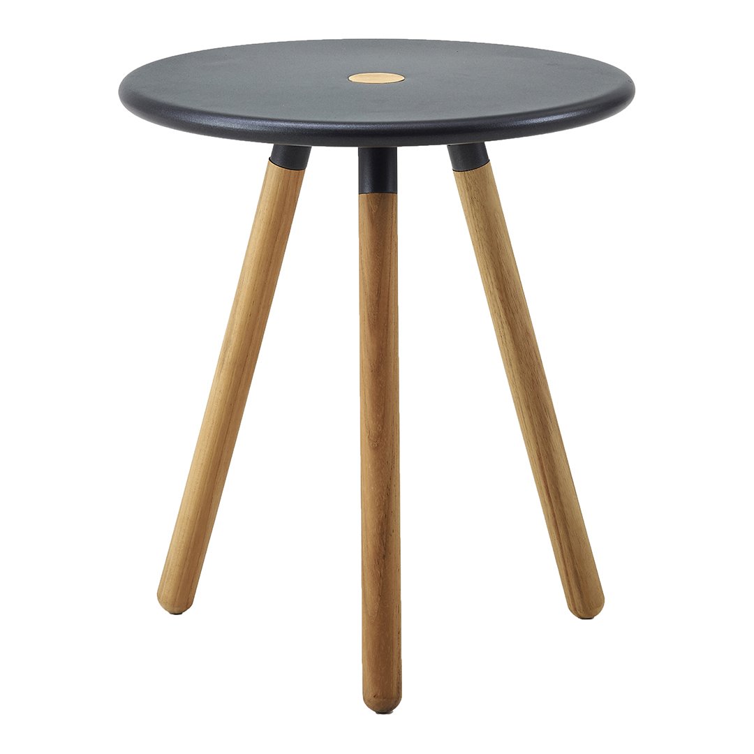 Outdoor Side Table with Storage - Foldable Footstool for Patio, Garden, Poolside & Camping - Perfect for Drinks, Books & Relaxing