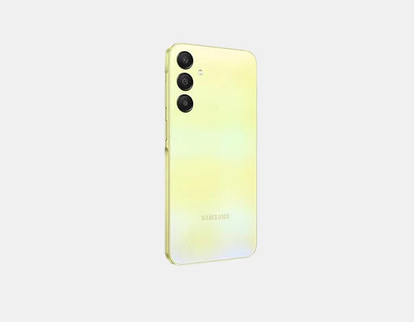 Samsung Galaxy A25 5G Unlocked Smartphone - 128GB Storage, 6GB RAM, Dual SIM, GSM Compatible (Yellow) - Perfect for Travel, Work & Streaming