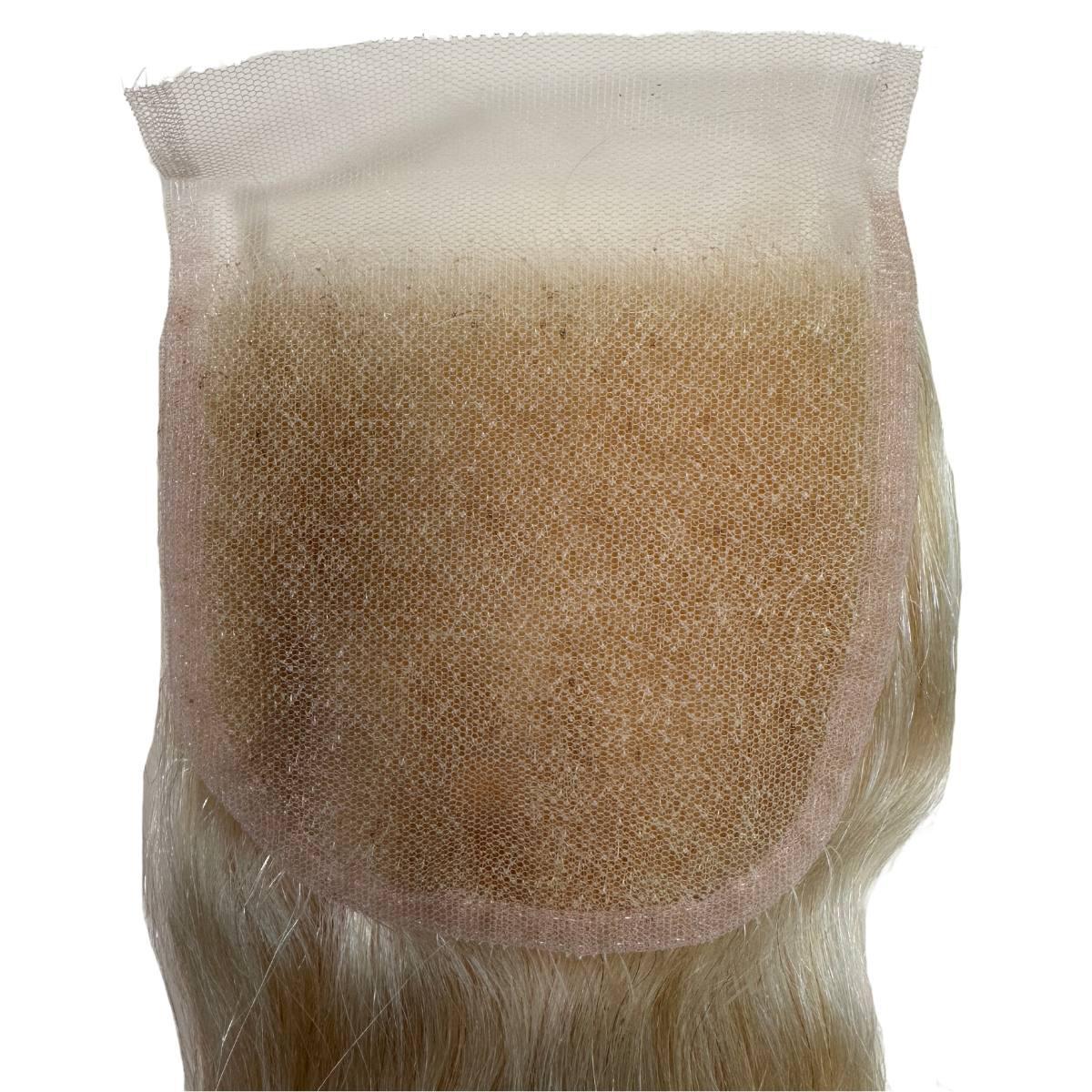 Blonde Straight 4x4 Transparent Lace Human Hair Closure - Natural Looking Hair Extension for Women | Perfect for Daily Wear, Parties & Special Occasions