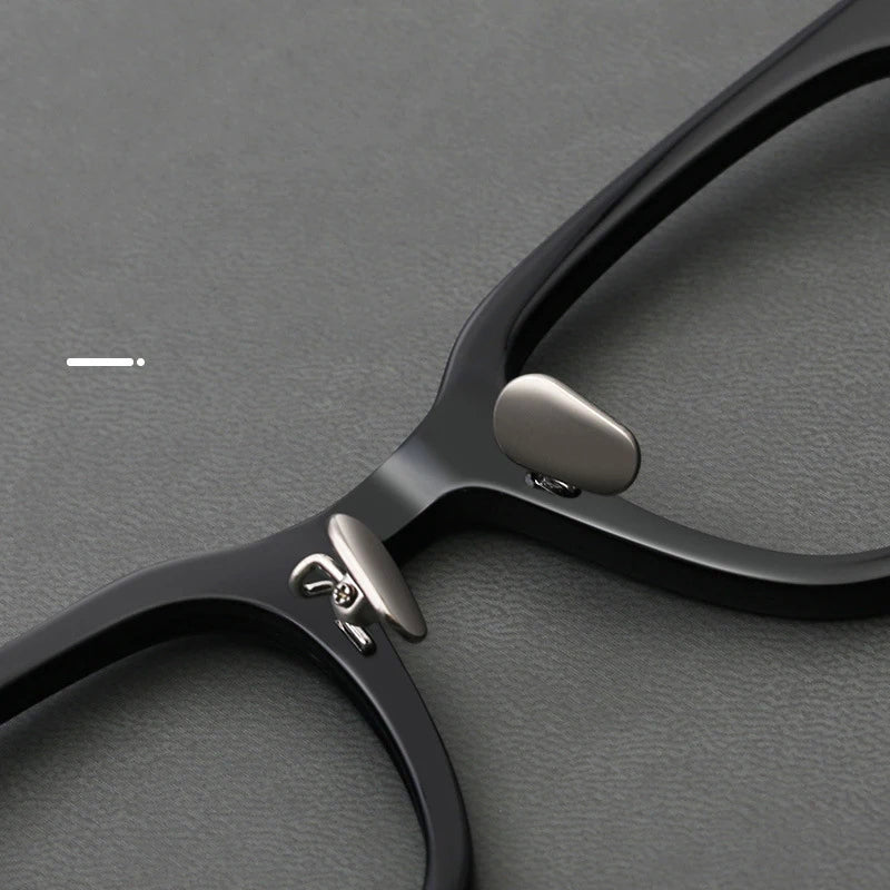 Stylish Black Acetate Square Eyeglasses for Women - Full Rim Frame BM319 | Perfect for Work, Reading & Fashion Accessories
