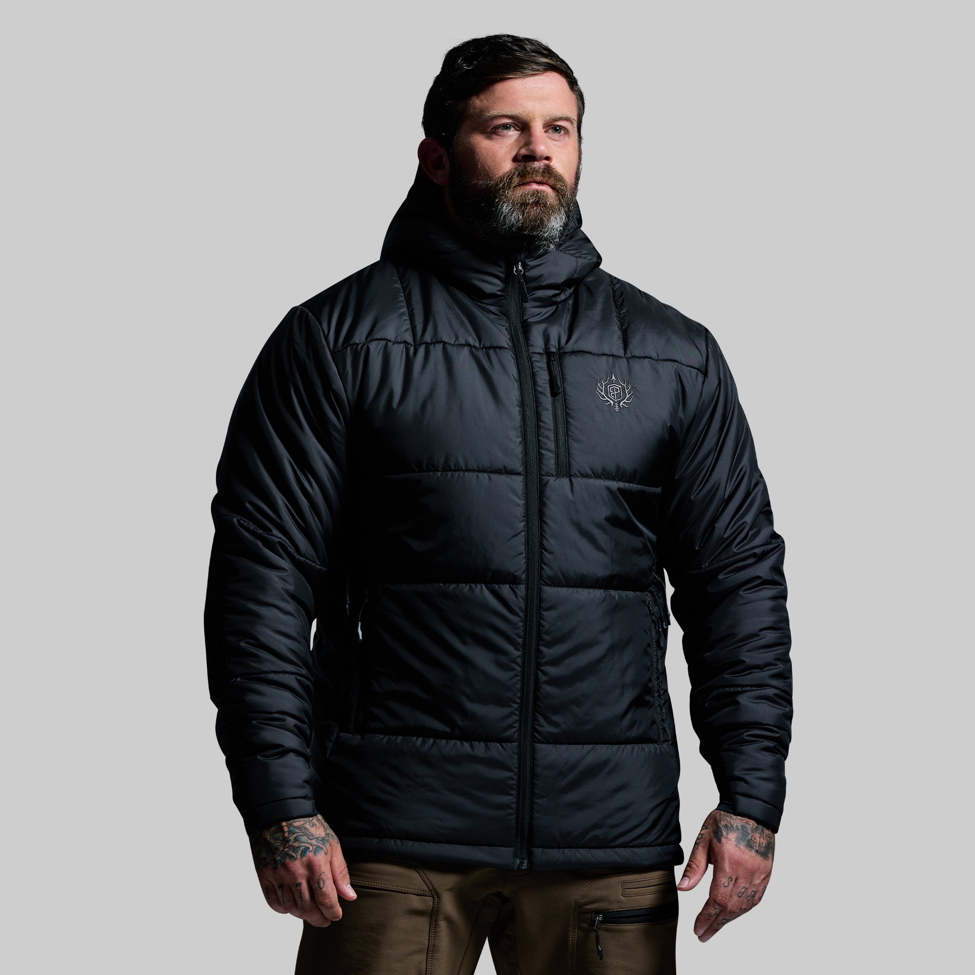 Men's Tundra Jacket 2.0 - Waterproof Winter Coat for Hiking & Outdoor Activities (Black)
