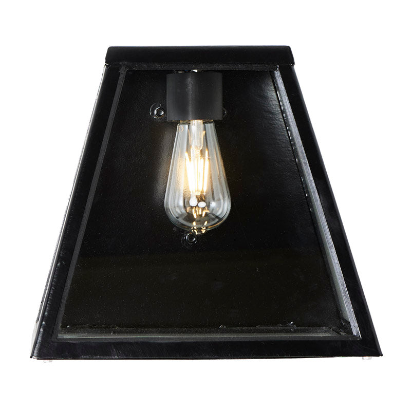 Apsley 1Lt Outdoor Bulkhead Light - Galvanized Steel Waterproof Wall Light for Patio, Garden, Garage & Exterior Security Lighting