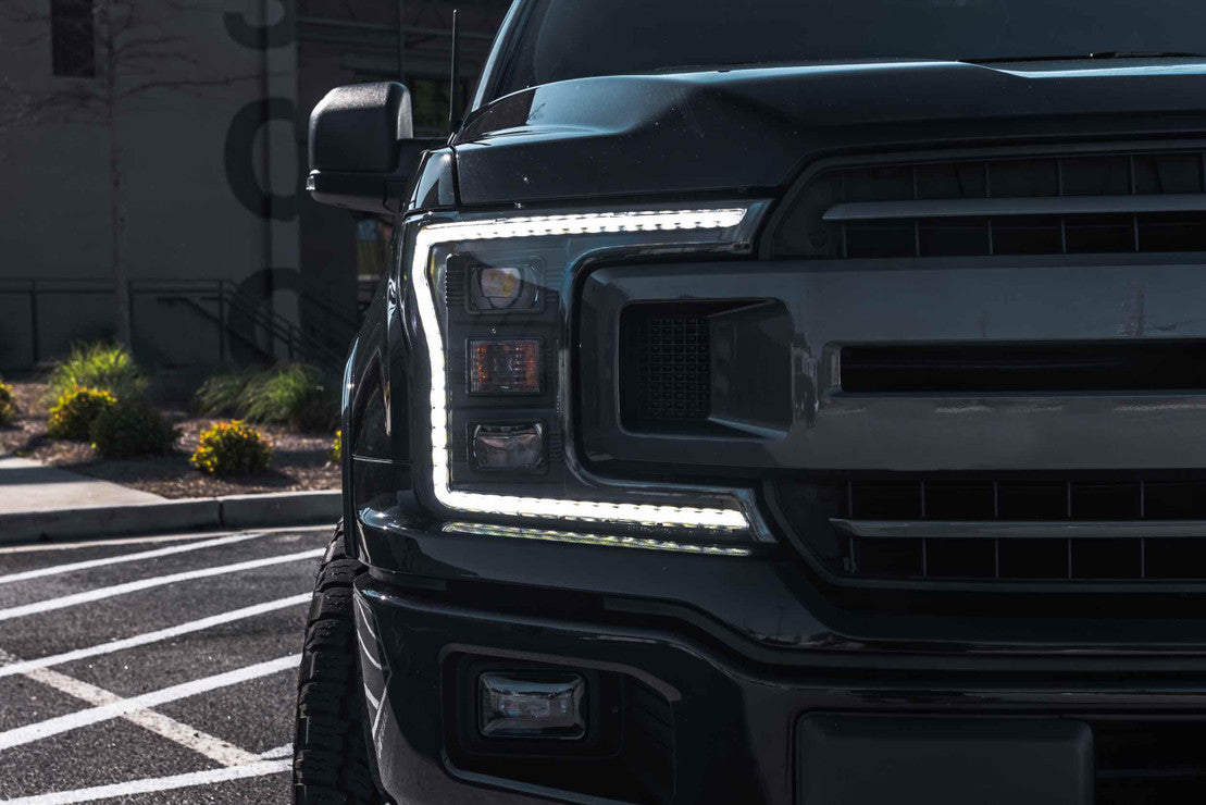 FORD F-150 (2018-2020) XB Hybrid LED Headlights - High Performance Lighting for Night Driving & Off-Road Adventures