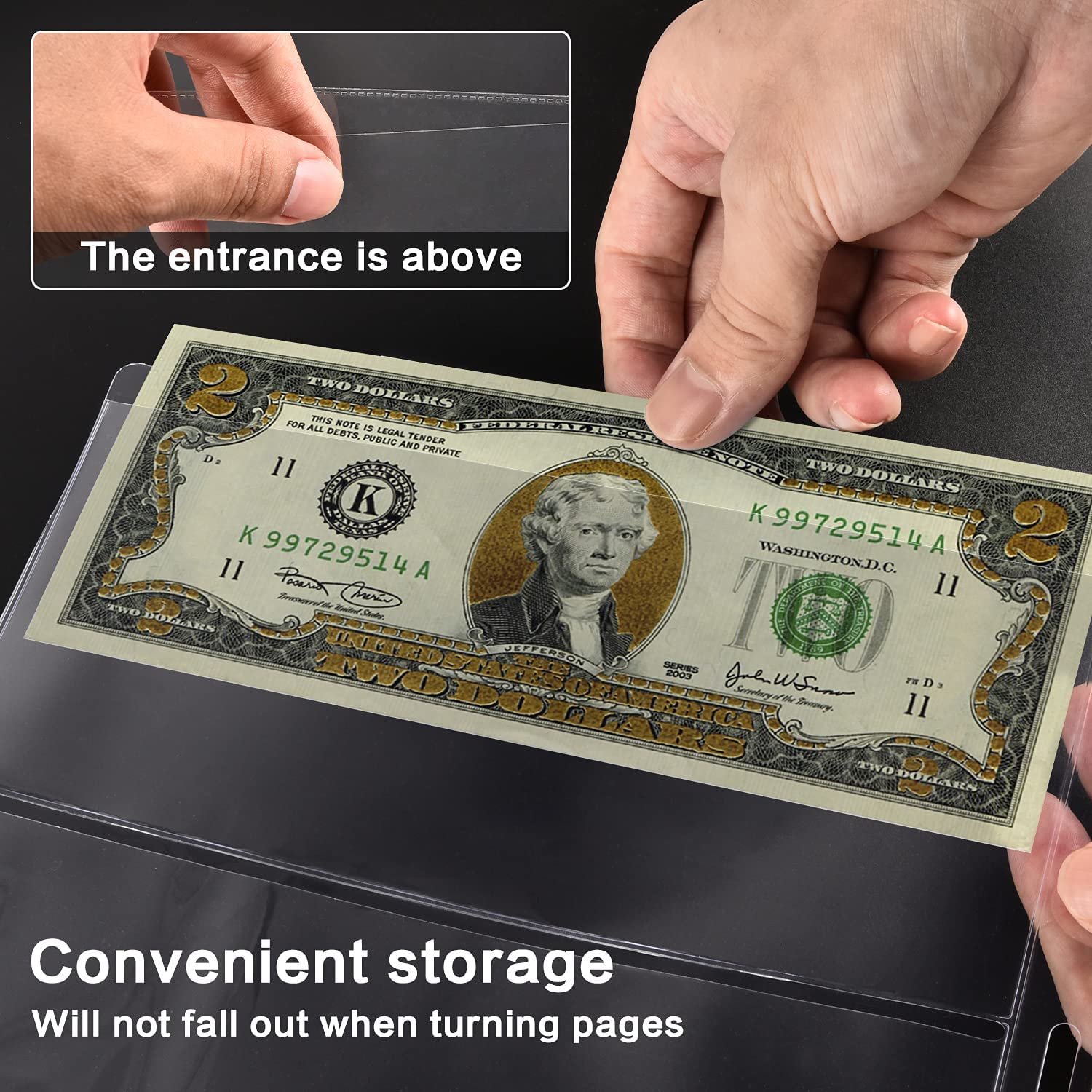 Premium Coin Collection Supplies - 12 Sheets Coin Holder Album Book Sleeves Bundle for Collectors | Currency Protection & Storage Solution for Rare Coins, Bullion & Numismatic Collections