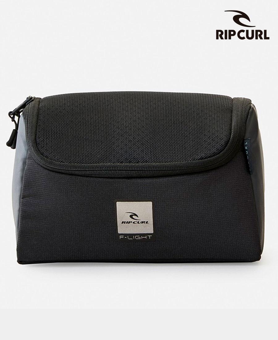 Rip Curl Ut Toil F Light Black Travel Toiletry Bag - Perfect for Travel, Gym, and Everyday Essentials Organization