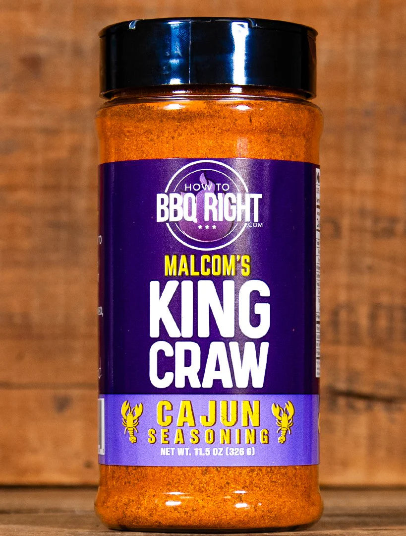 Killer Hogs Malcom's King Craw Cajun Seasoning - Premium Spice Blend for Seafood, Poultry & BBQ - Perfect for Gumbo, Jambalaya & Grilling