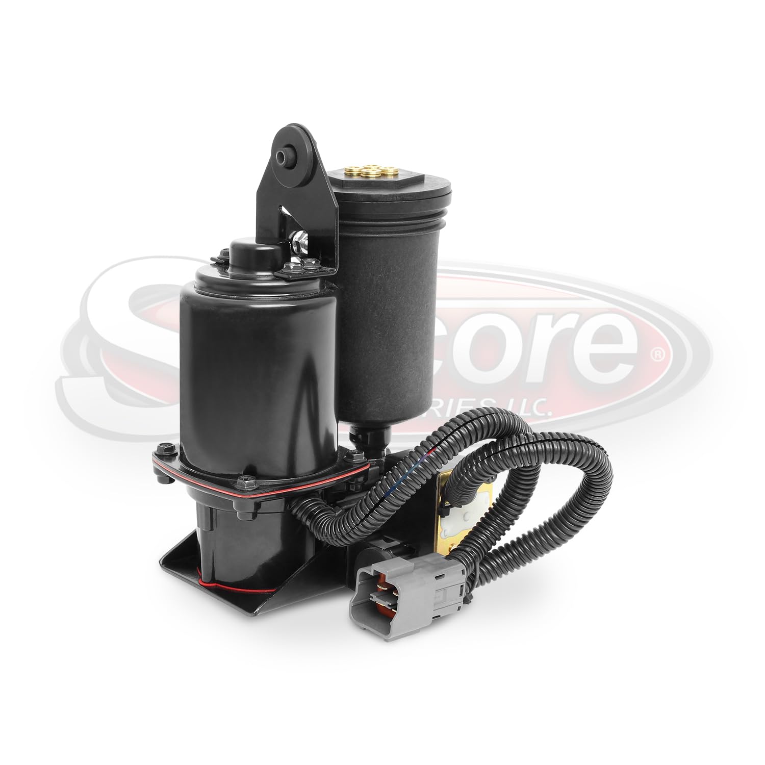 SUNCORE Air Ride Suspension Air Compressor Pump & Dryer Kit - Replacement for 2004-2013 Infiniti QX56 - Improve Ride Comfort & Stability for SUVs & Trucks